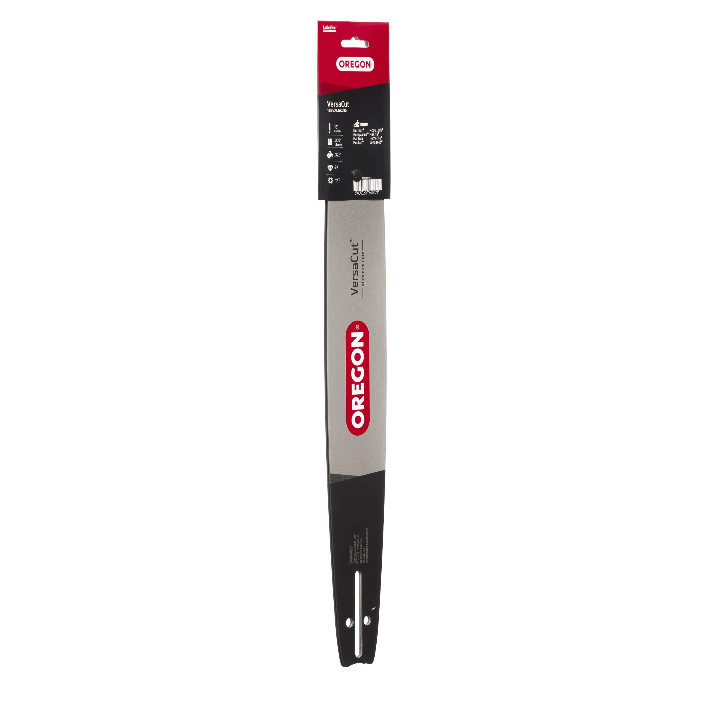 Oregon VersaCut 188VXLGK095 .058" Gauge .325" Pitch Guide Bar, 18"