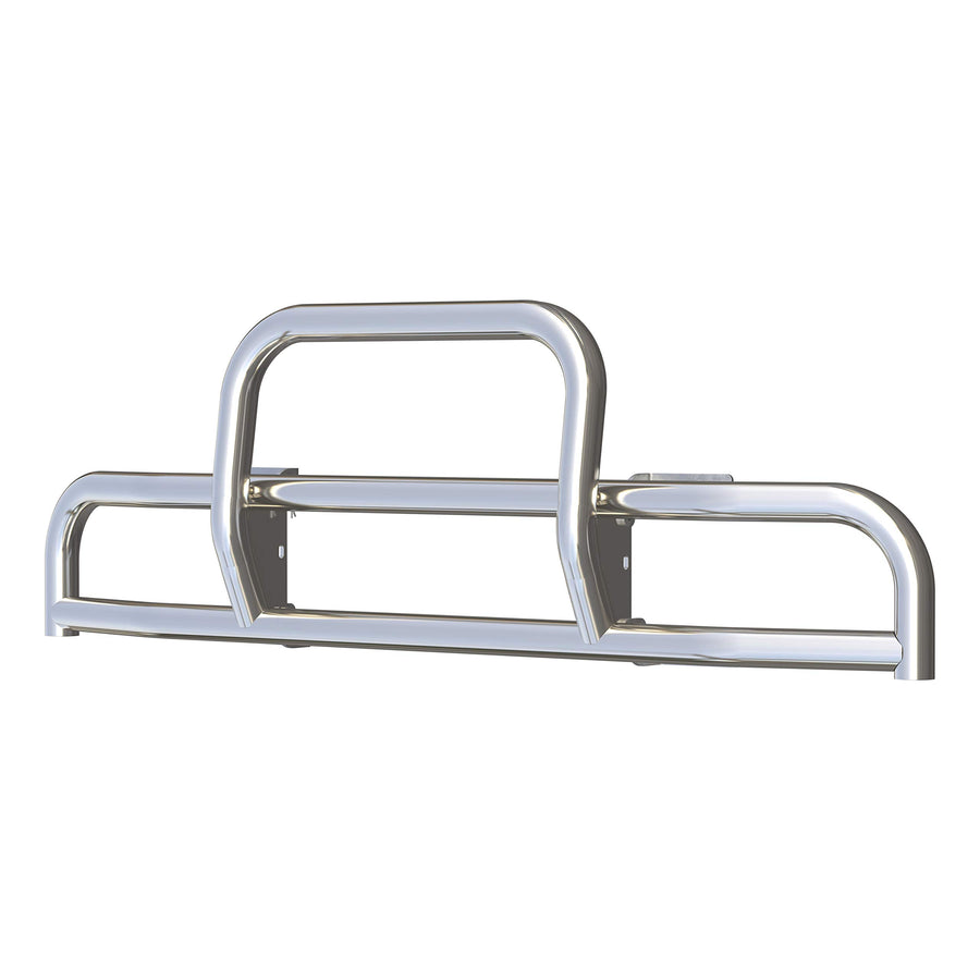 Tuff Guard II Retrac 335600 Polished Stainless Steel Semi Truck Bumper Guard, Select Freightliner Columbia