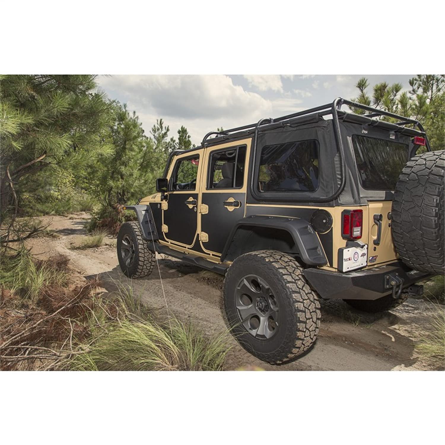 Magnetic Protection Panel Kit | Rugged Ridge | 12300.53 | Fits 2007-2018 Jeep Wrangler JK 4-Door