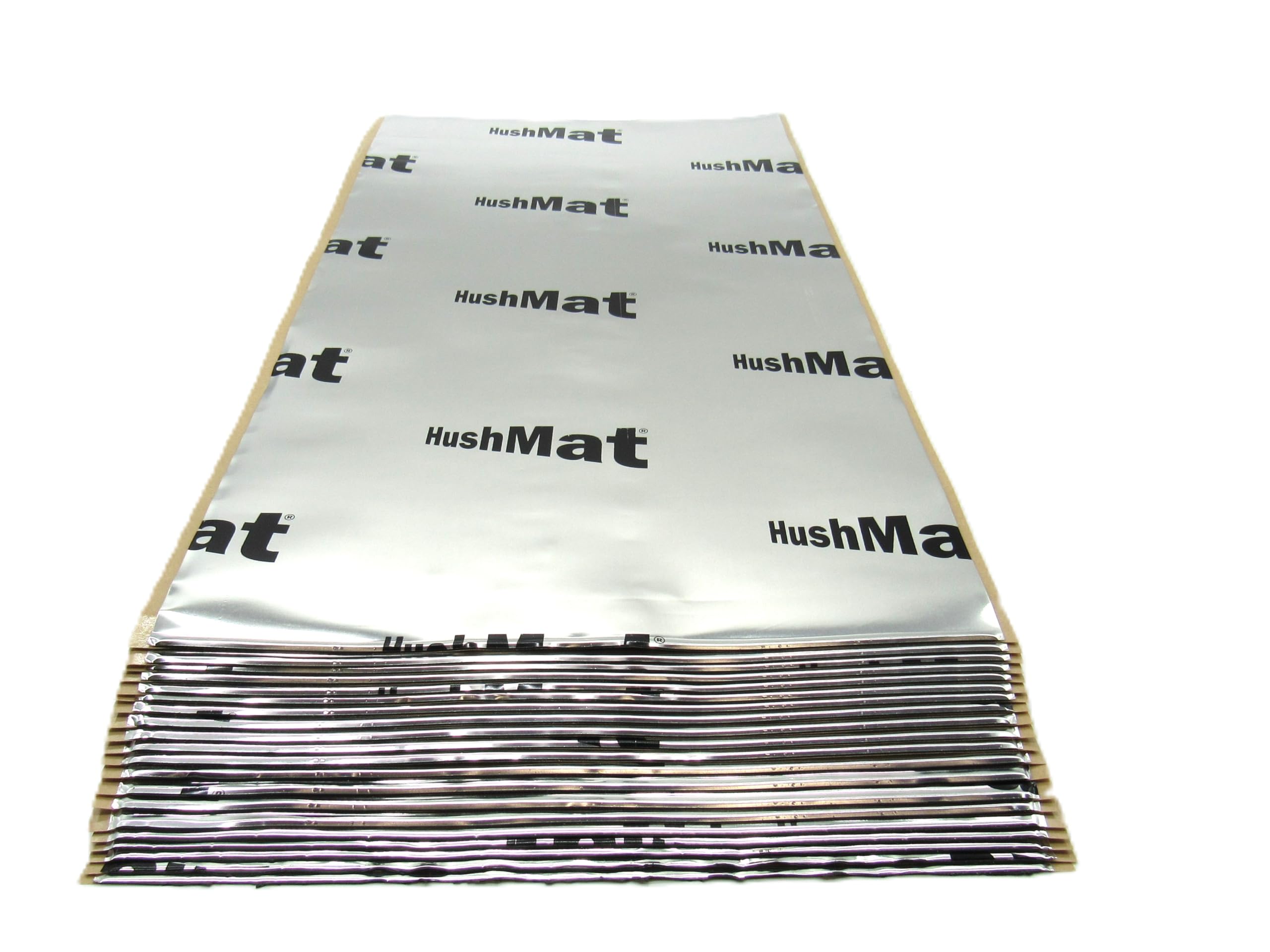 Floor & Dash Kit HushMat – Automotive Thermal Insulation & Sound Deadening (38.7 Sq Ft, Silver Foil)