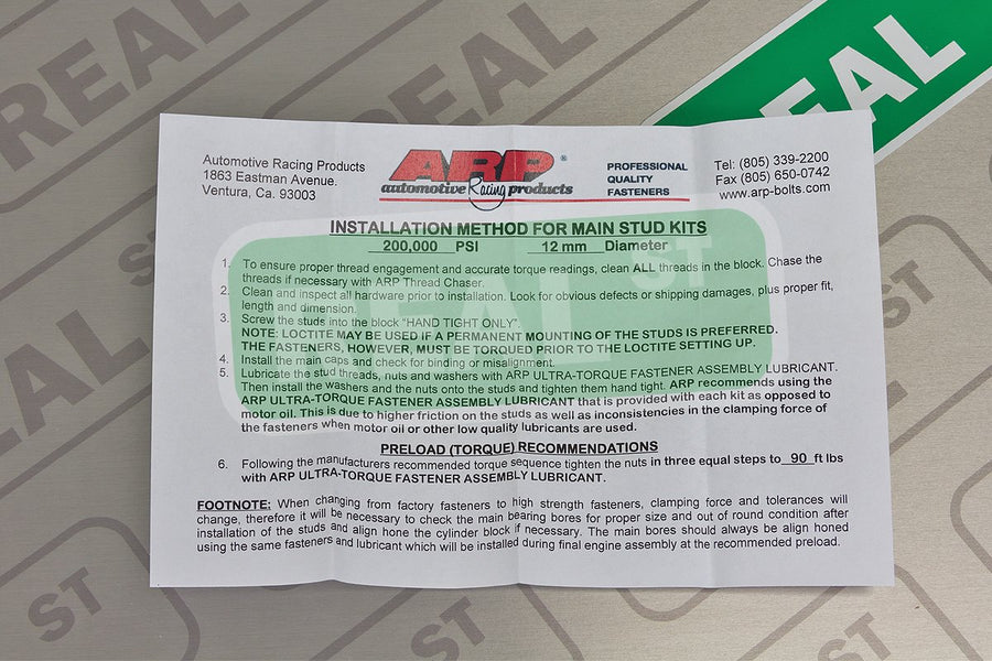 ARP Main Stud Kit 207-5402