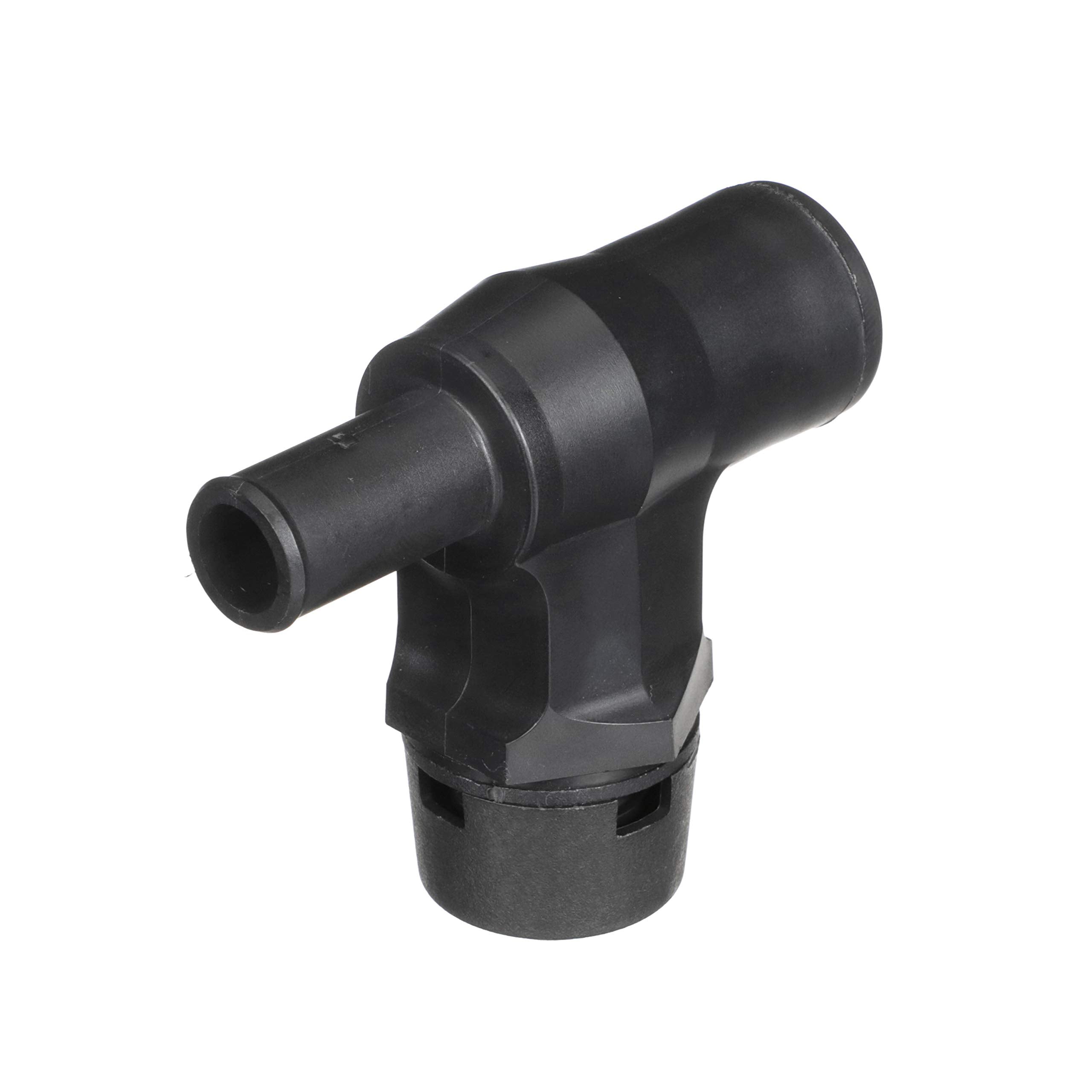 90-Degree P-Trap Fuel Tank Vent Attwood 1670-3, Standard Mount, 5/8-Inch Interior Diameter Hose, Black with Black Vent Head