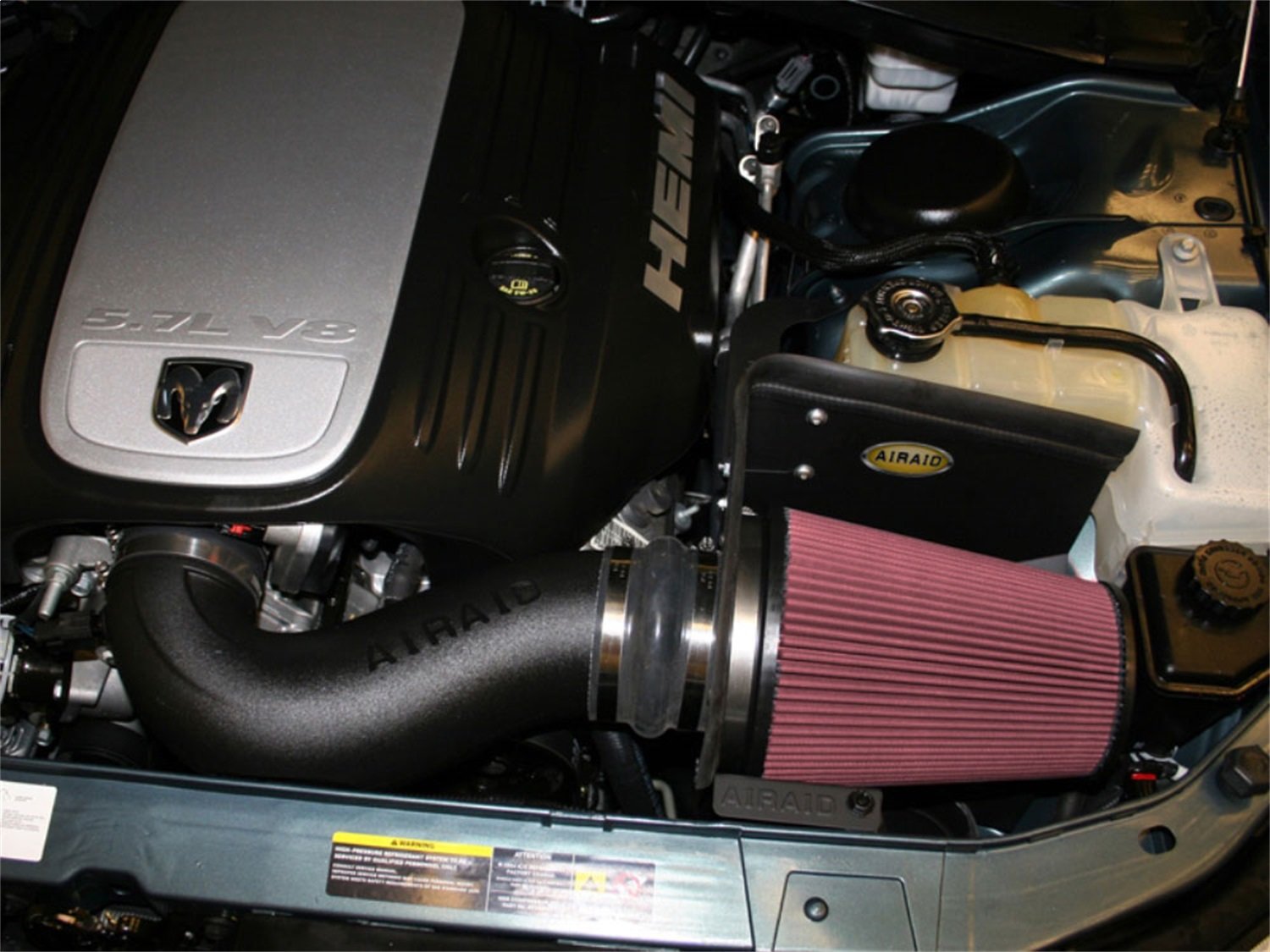 Cold Air Intake System AIRAID by K&N: Increased Horsepower, Dry Synthetic Filter: Compatible with 2005-2010 CHRYSLER/DODGE (300C, Challenger, Charger, Magnum) AIR-351-199