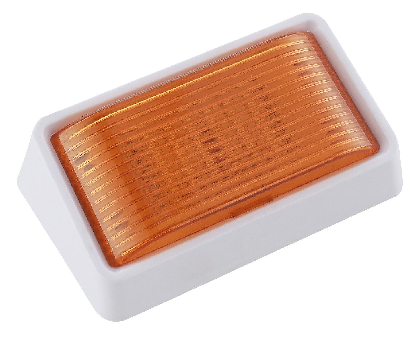 Long Life Green LED RV Porch Lights (Rectangle, White)