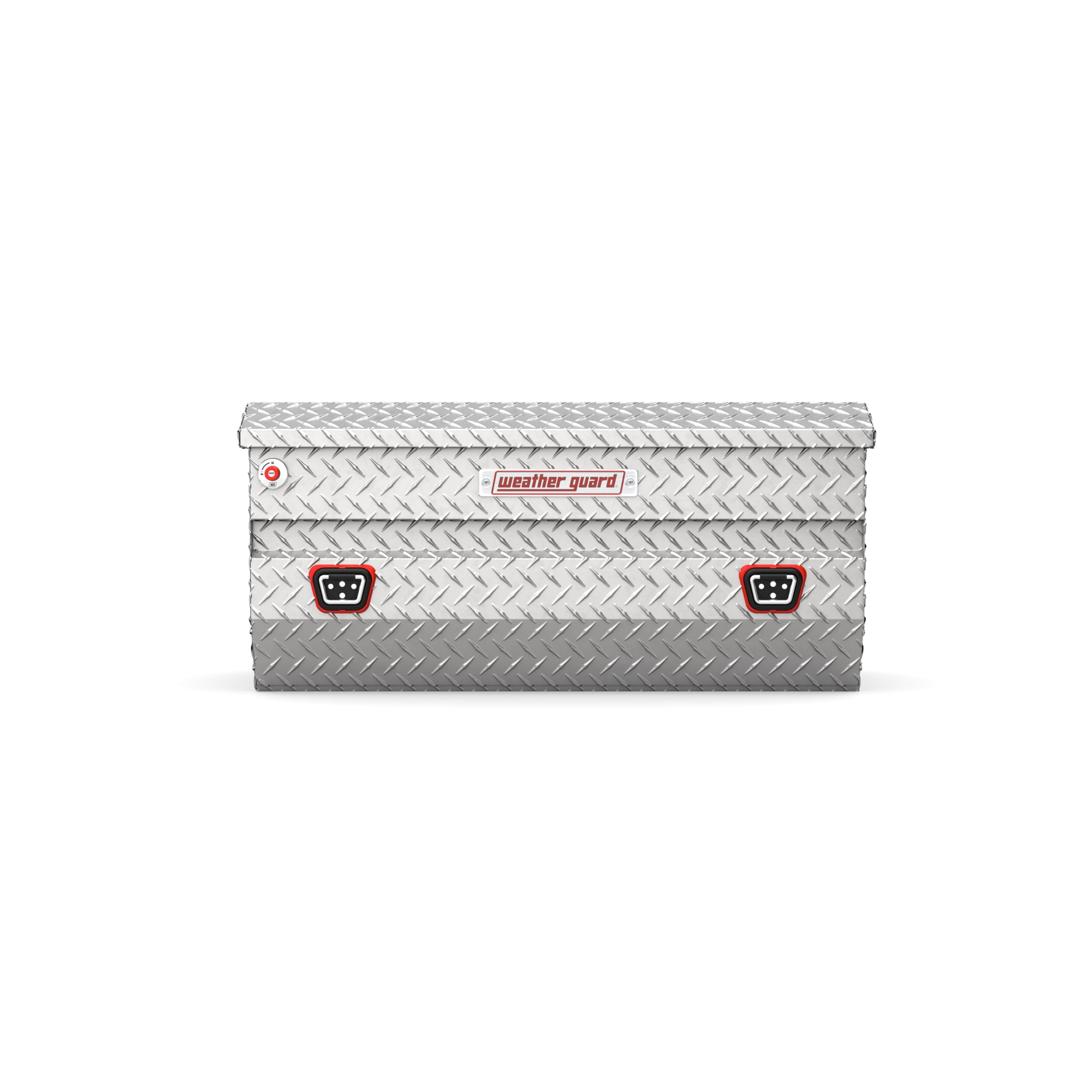 614-0-04 Weather Guard Aluminum All-Purpose Truck Tool Chest, Fits Full and Compact Size Trucks, 7.0 cu ft Storage Capacity (Clear)