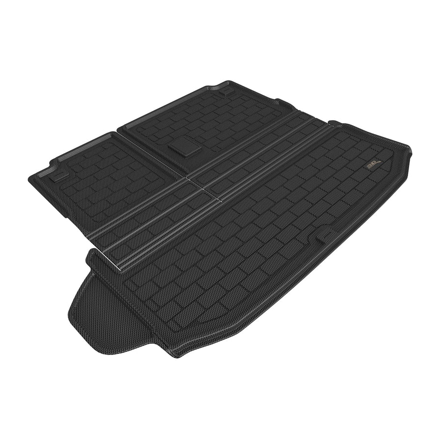 3D MAXpider Kagu Custom Fit Cargo Liner (Black) Compatible with Toyota Highlander 2020-2026, Trim to Fit Subwoofer- Seat Back Protector Cargo Liner