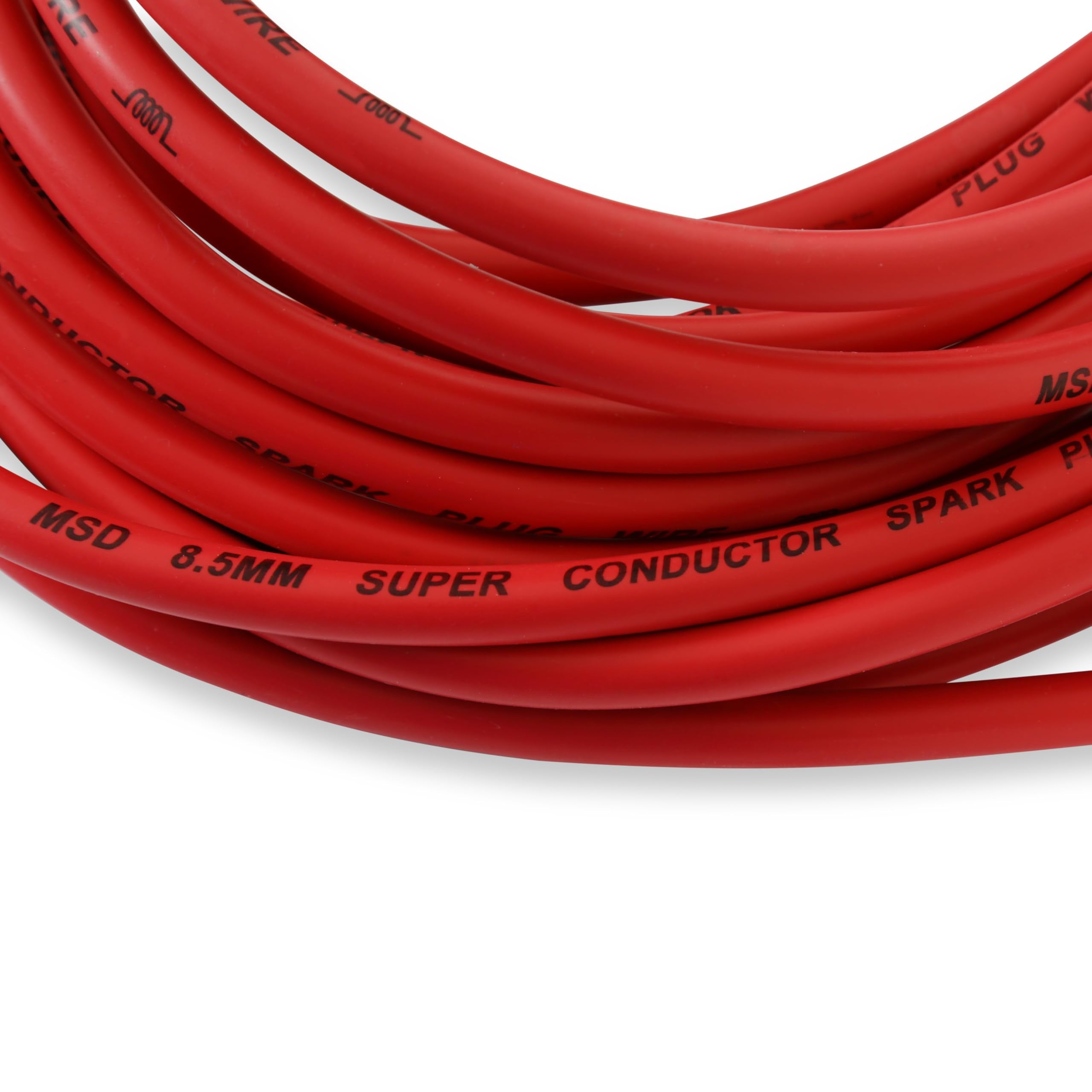 Super Conductor MSD 32079 Spark Plug Wire Set, Red