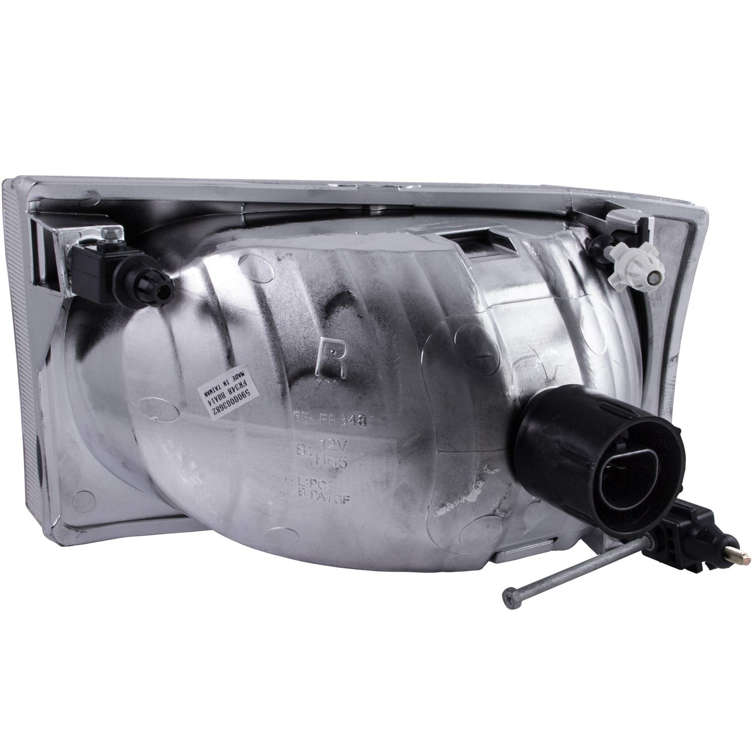 Ford Anzo USA 111023 Crystal Chrome Headlight Assembly - (Sold in Pairs)