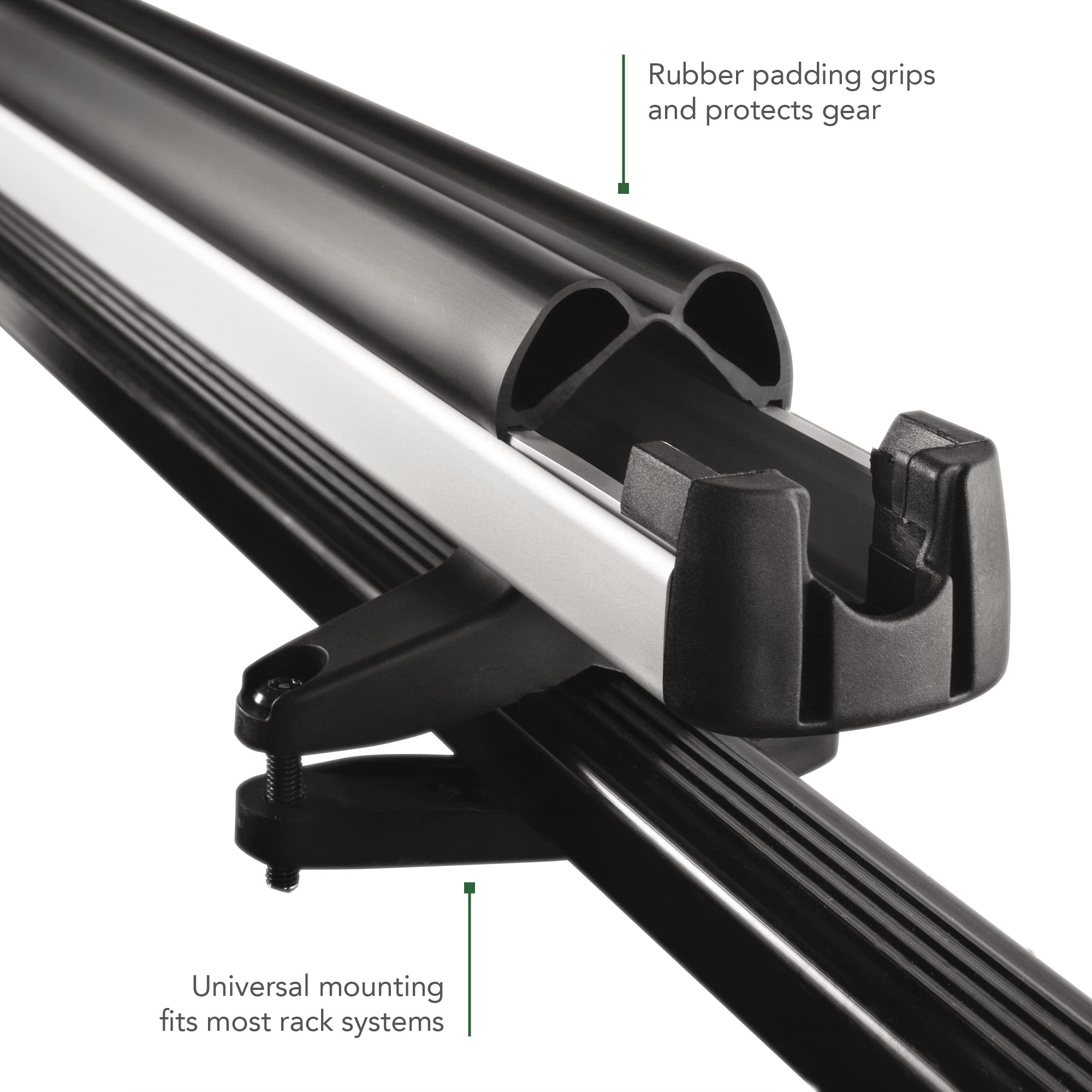 Groomer Deluxe SportRack Ski Carrier, Silver, One Size