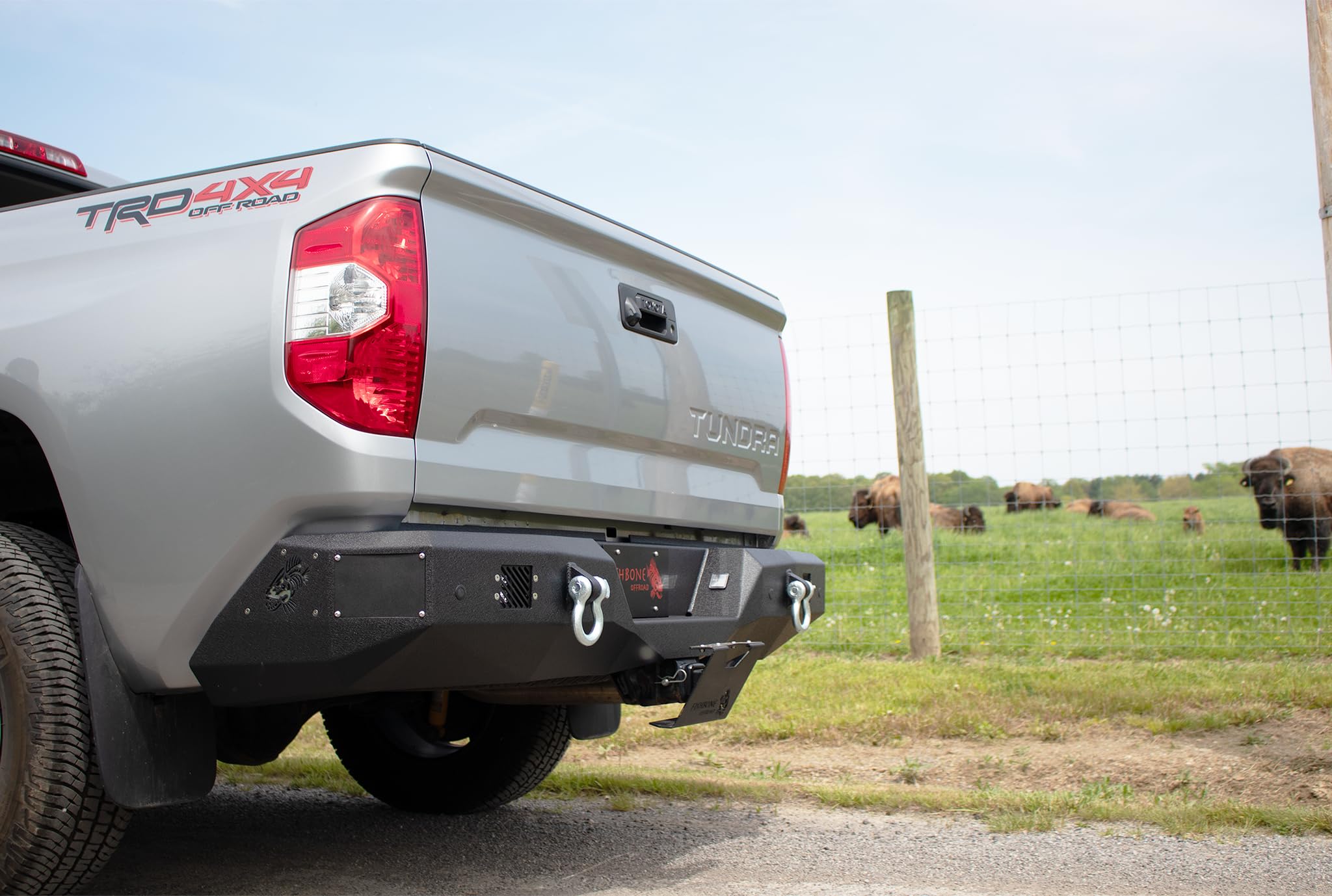 FB22391-2014-2021 FISHBONE Compatible with/Replacement for Toyota Tundra Rear Bumper