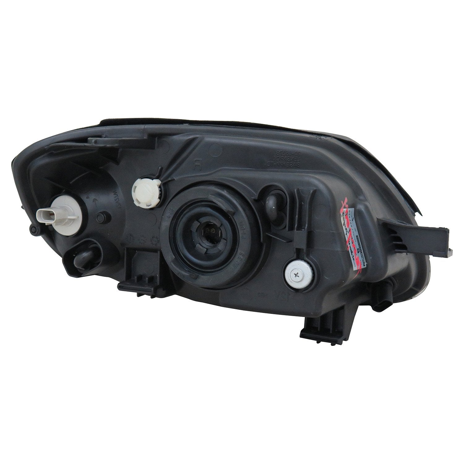 Left TYC Headlight Assembly Compatible with 2003-2006 Hyundai Accent