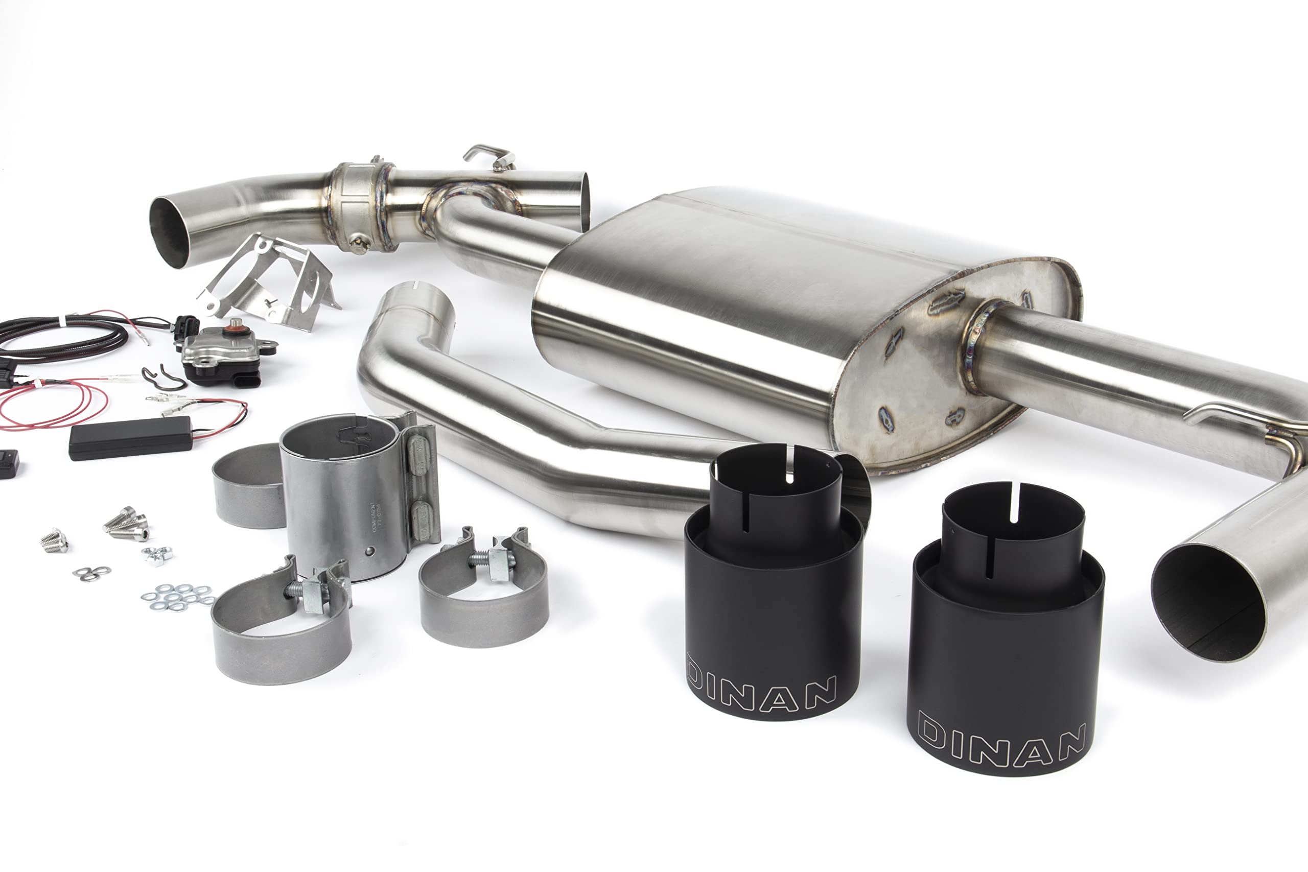 Dinan Valved D660-0083-BLK Axle-Back Exhaust - Compatible with 2017-2020 MINI Countryman S
