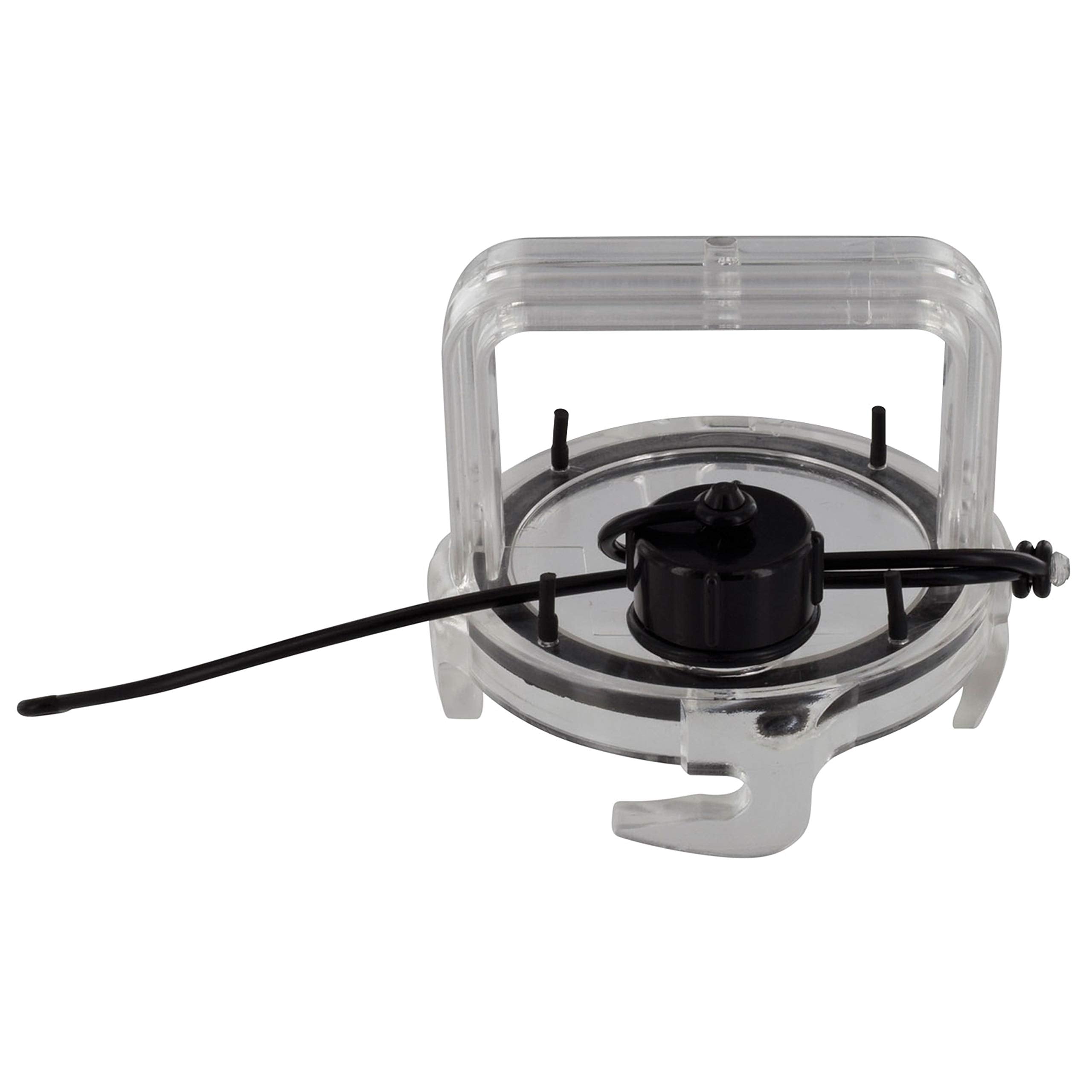 EZ Coupler Valve Cap Valterra F02-3106CL with Handle - 3.9", Clear
