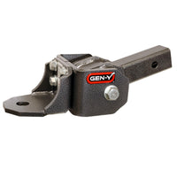 Hitch Ball Mount GEN-Y for 2" Receiver - Ball Platform with 1″ Diameter Mounting Hole, 2" Drop, 7,000 lbs Towing Capacity, 700 lbs Tongue Weight, Silver, Made in USA