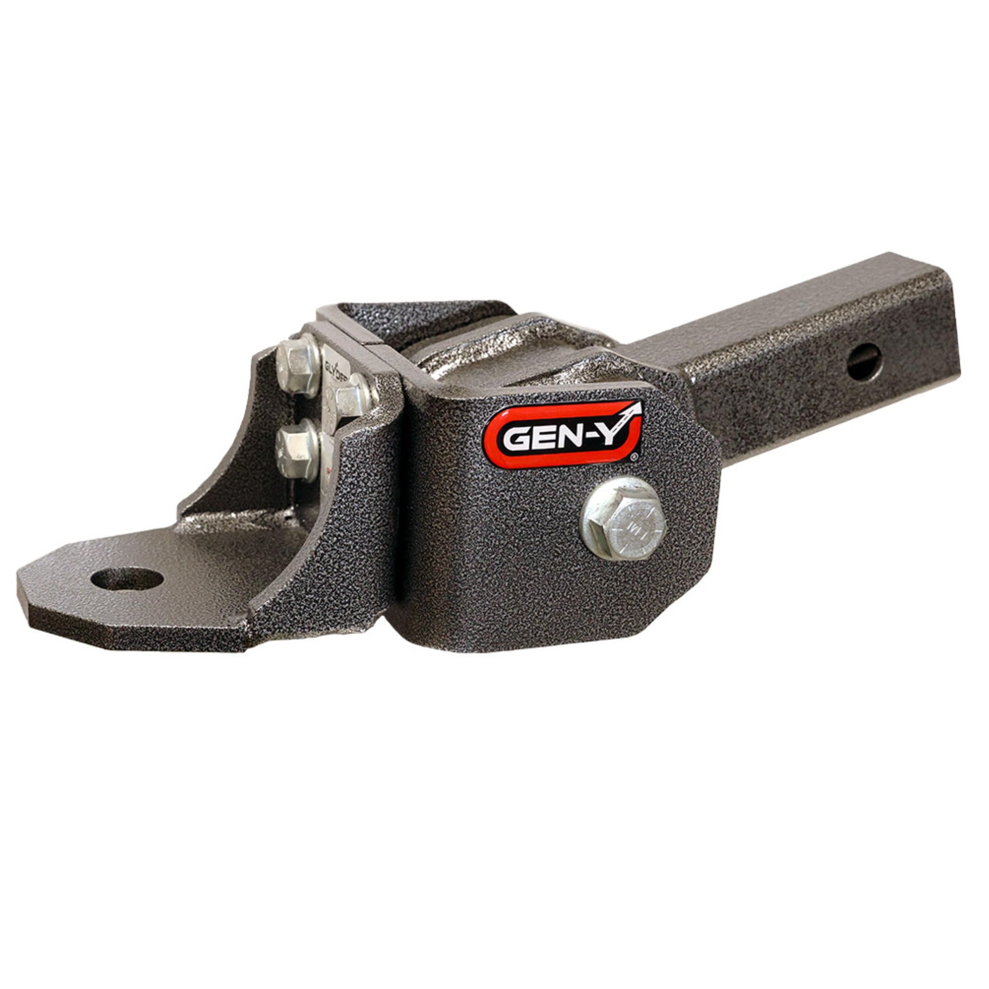 Hitch Ball Mount GEN-Y for 2" Receiver - Ball Platform with 1″ Diameter Mounting Hole, 2" Drop, 7,000 lbs Towing Capacity, 700 lbs Tongue Weight, Silver, Made in USA