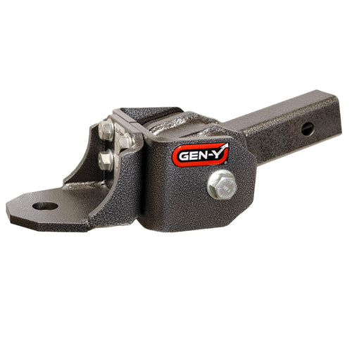 Hitch Ball Mount GEN-Y for 2" Receiver - Ball Platform with 1″ Diameter Mounting Hole, 2" Drop, 7,000 lbs Towing Capacity, 700 lbs Tongue Weight, Silver, Made in USA