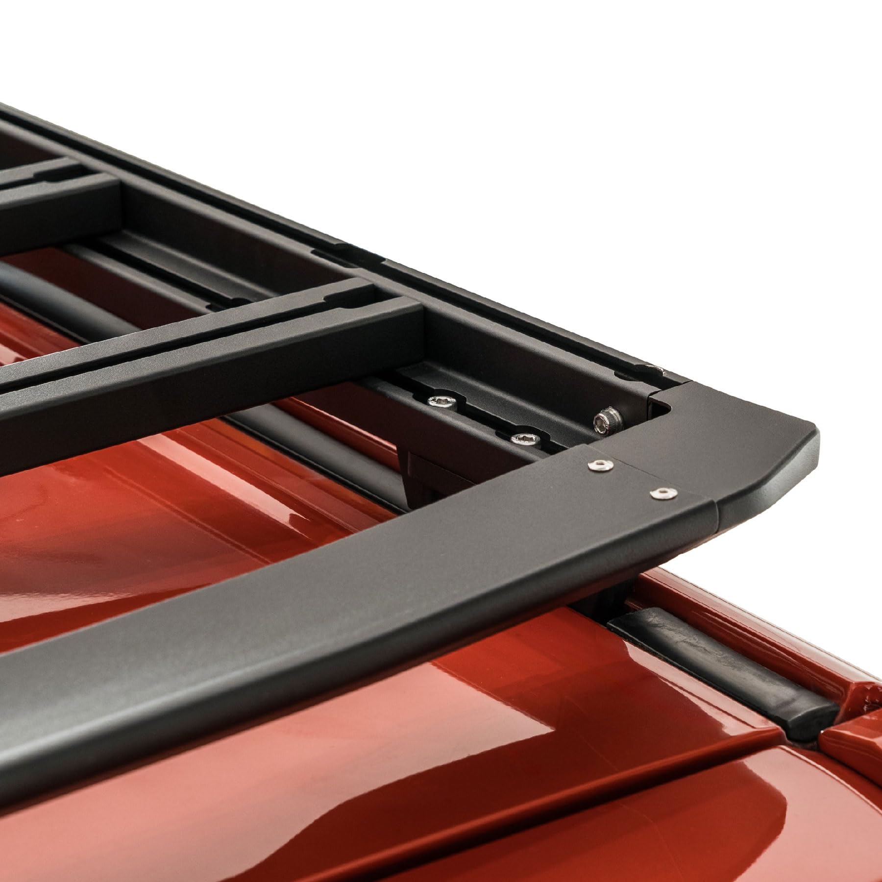 DEK KUAT Direct Mount Rooftop Platform Rack with Integrated Diode Dynamics Light Bar for Over-Hood Illumination, 2010-2024 Toyota 4Runner 5th Generation