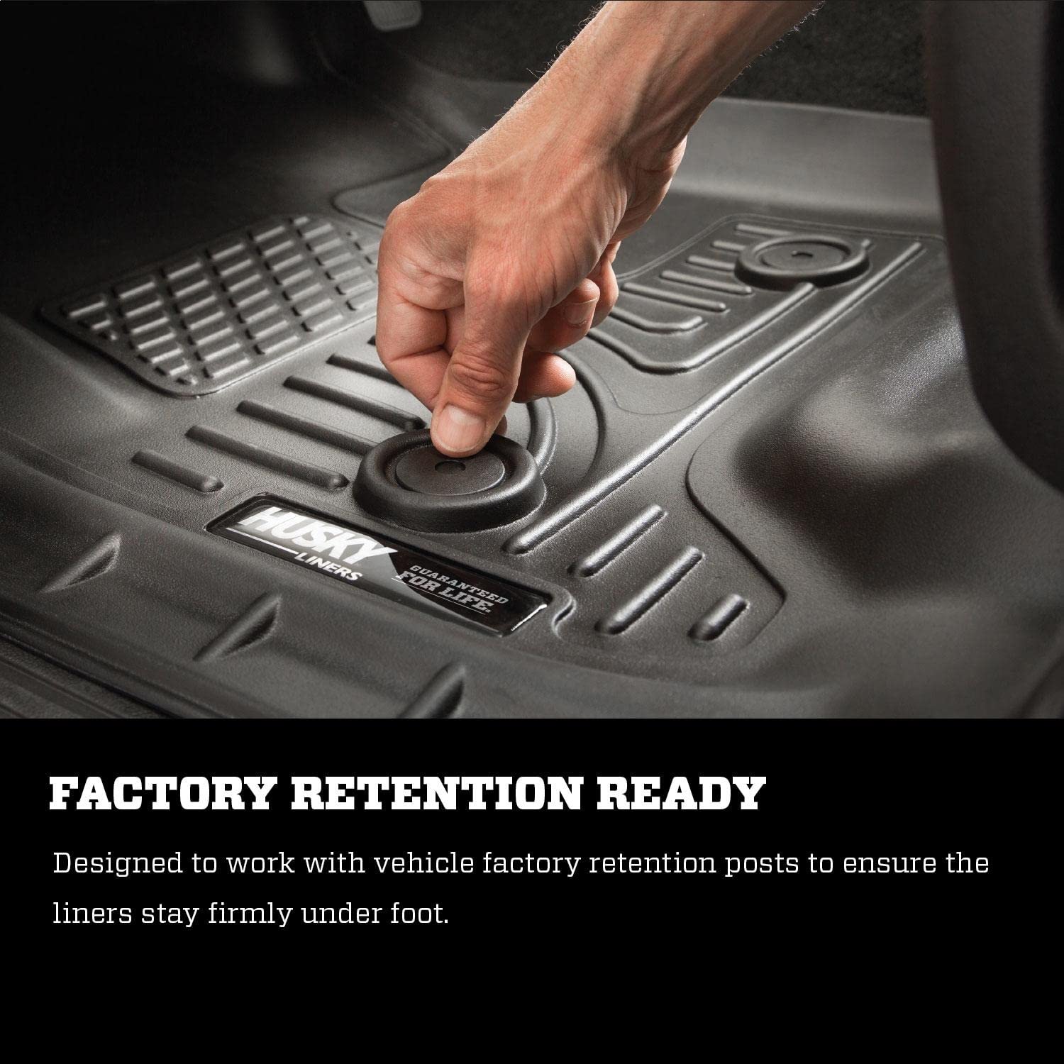 Weatherbeater Series Husky Liner Front & Second Floor Liner Mats for Dodge Ram