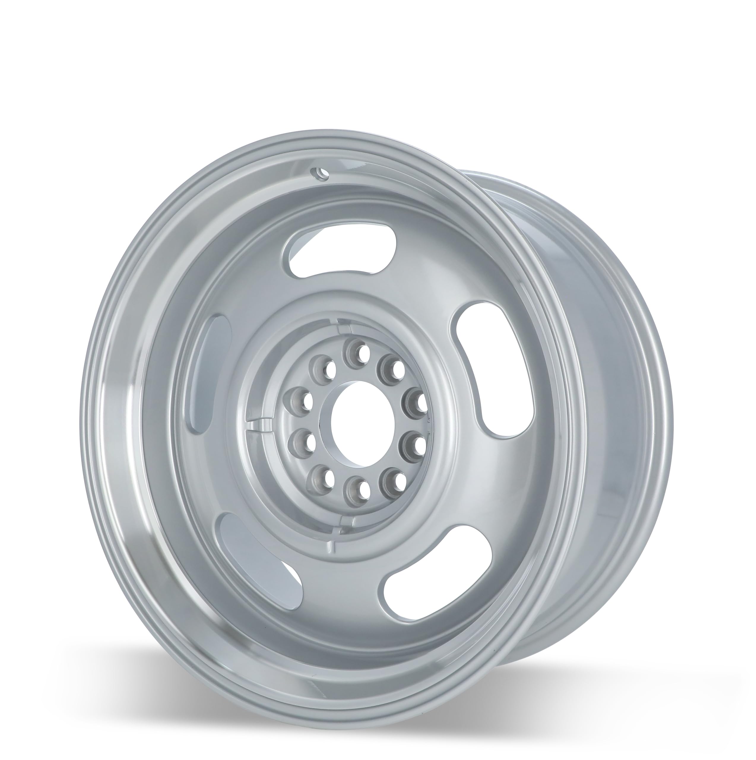 107 Series REV Wheels 107S-8800600 Rally 18x8-4.5 bs - 5x4.75/5x120.65/5x5/5x127 -Gray/Machine Lip