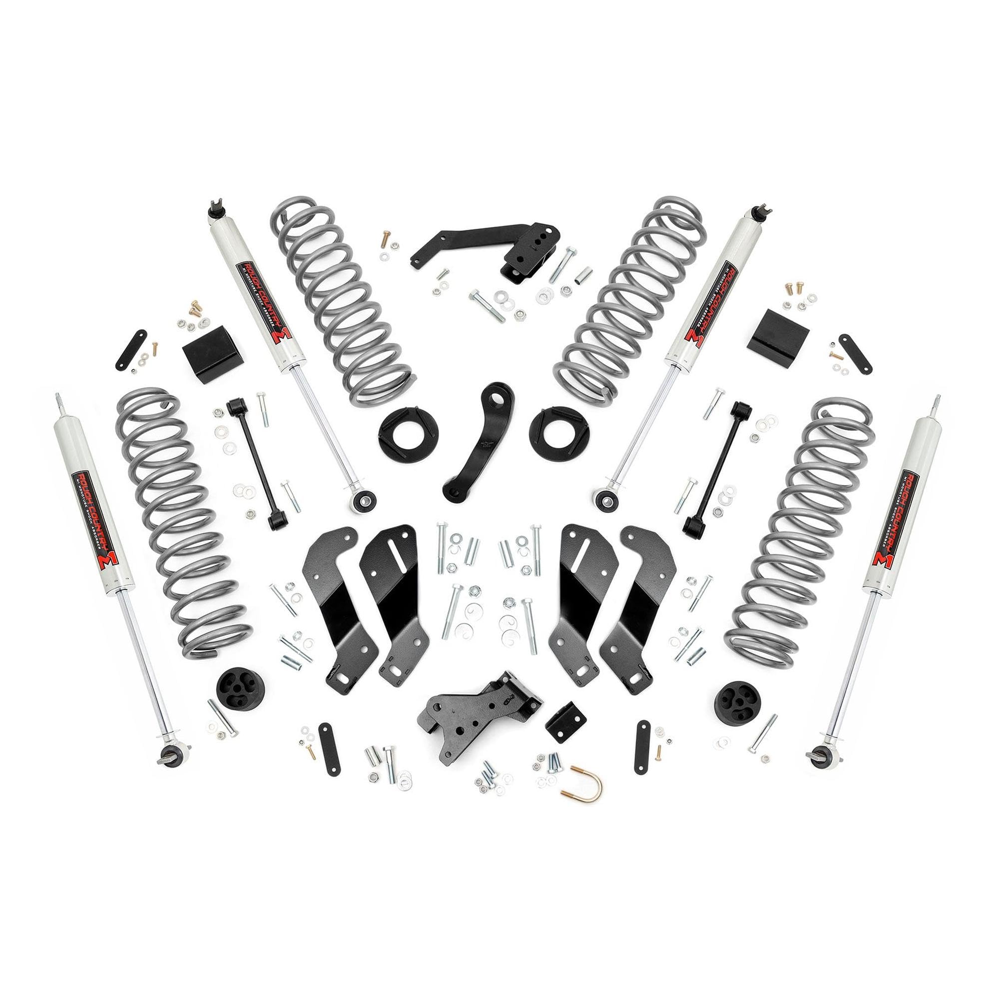 3.5" Lift Kit Rough Country for 2007-2018 Jeep Wrangler JK 2-Door - 69340