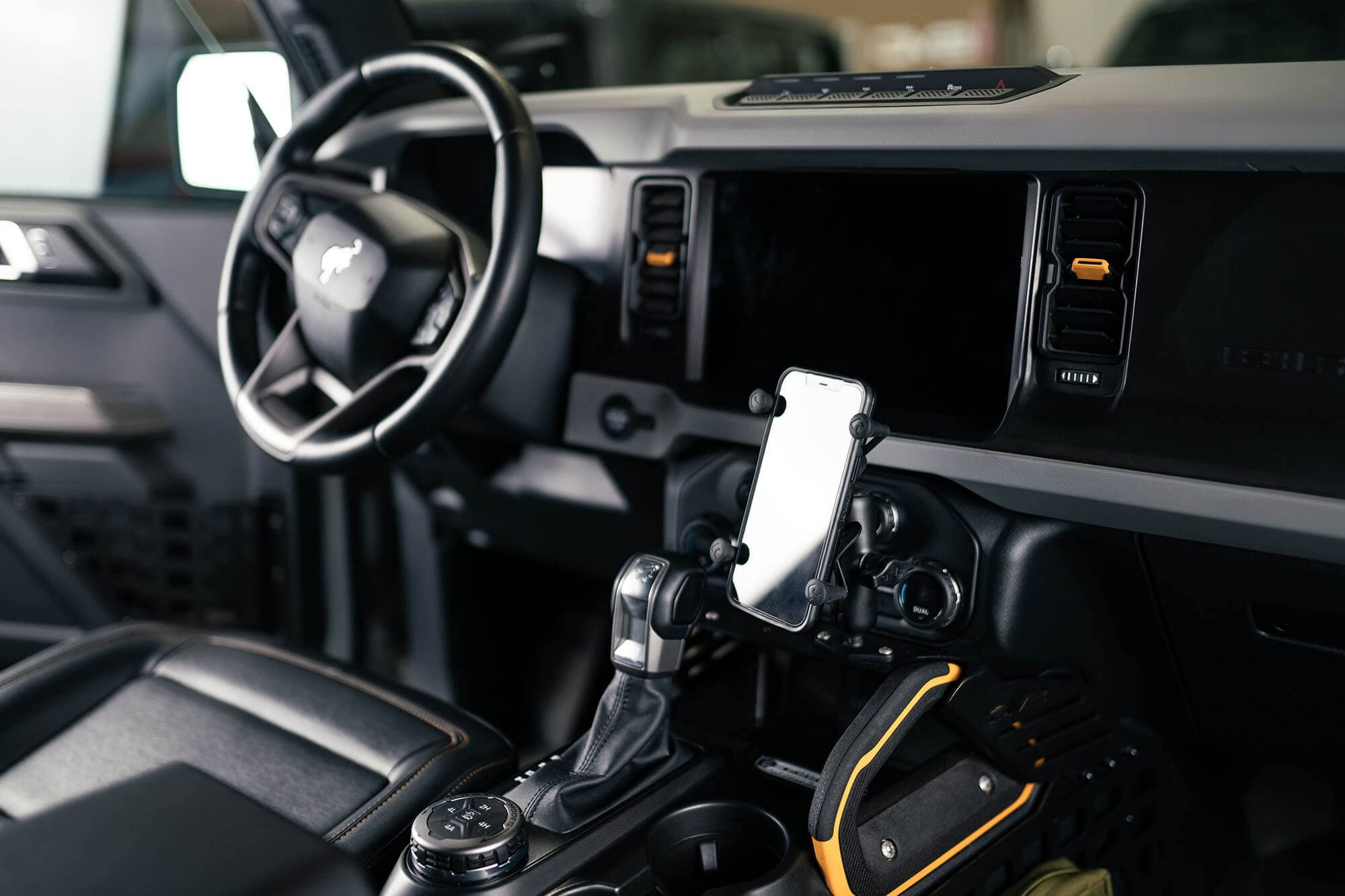 Molle Panels & Bridge Center Console for 2021+ Ford Bronco | SUV Cargo Storage | Quick & Easy Installation | Mount for Cell Phone, GPS, Radio, & Other Accessories | DV8 Offroad