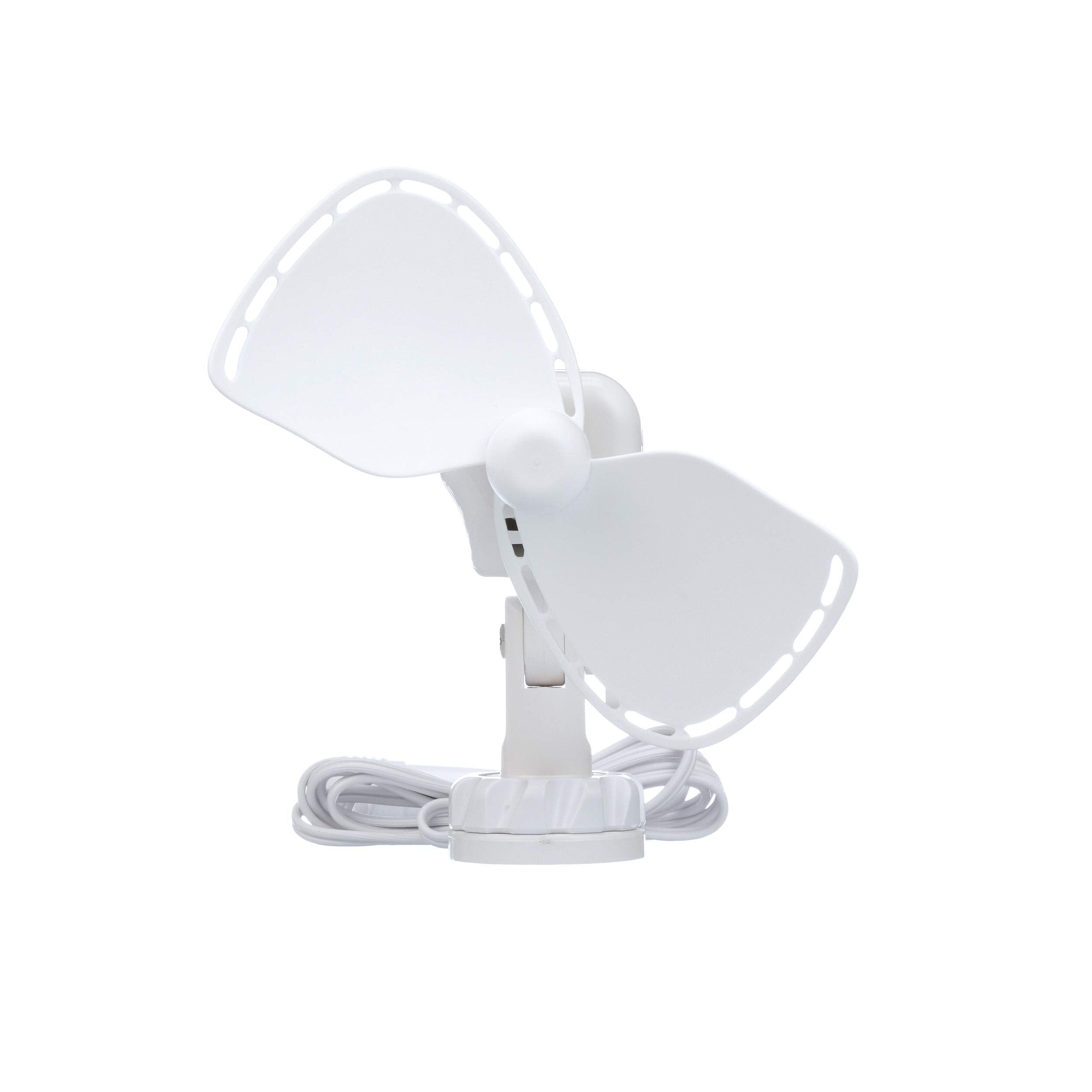 Caframo Fan SEEKR by Caframo. Grill-Less and Whisper Quiet. Shock-Absorbing FingerSafe Blade Design. 2 Speed. Made in Canada. Ultimate 747 White 24V