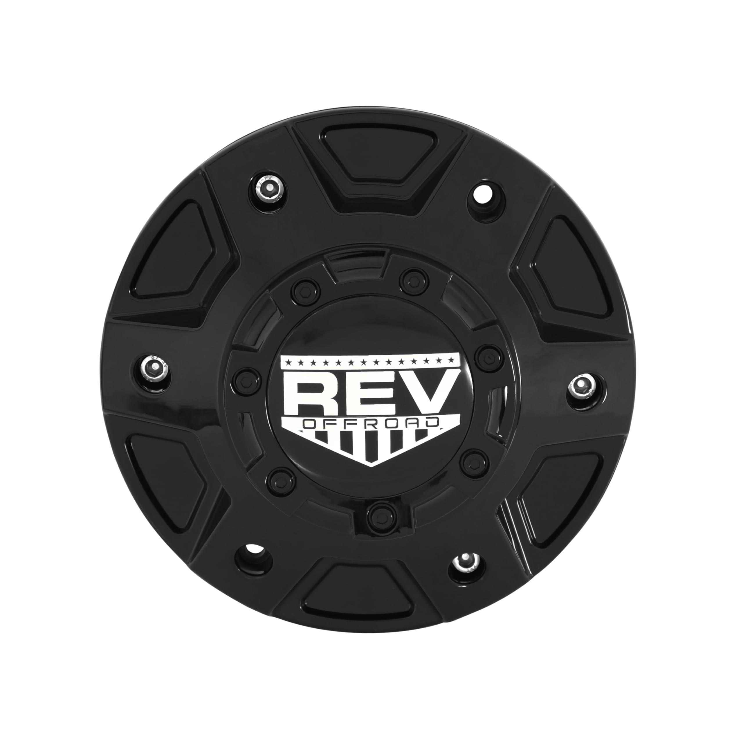 C10895B-6 REV Wheels 895 Series Cap - Gloss Black - 6-Lug