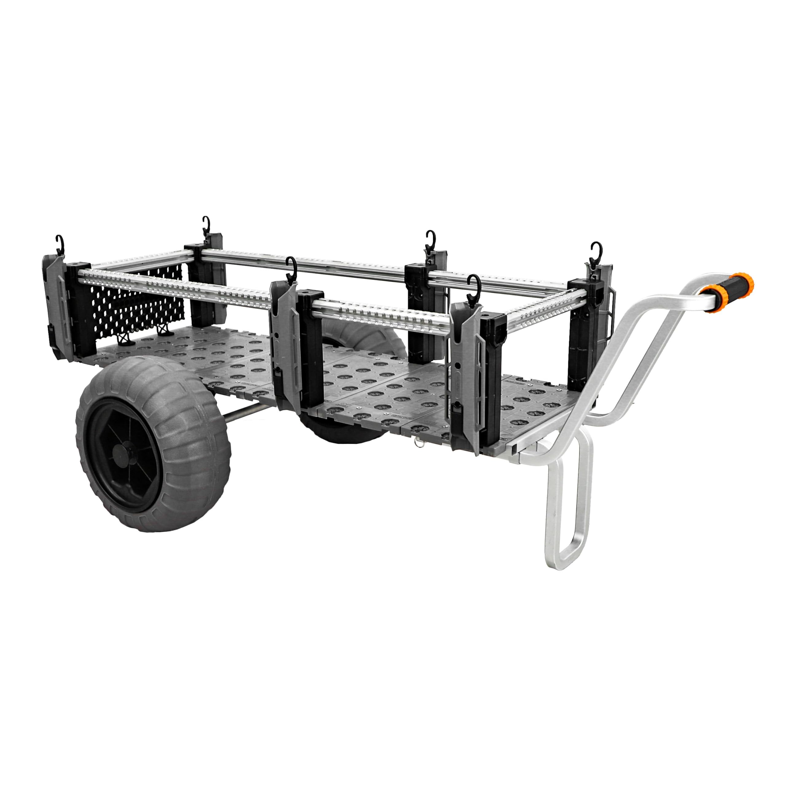 SandRig YakAttack Surf Beach Cart | Heavy-Duty 20” x 54” Gear Hauler with 16” Balloon Tires | Adjustable Design for Fishing, Camping & Beach Trips | High-Capacity, Rust-Resistant Aluminum Frame