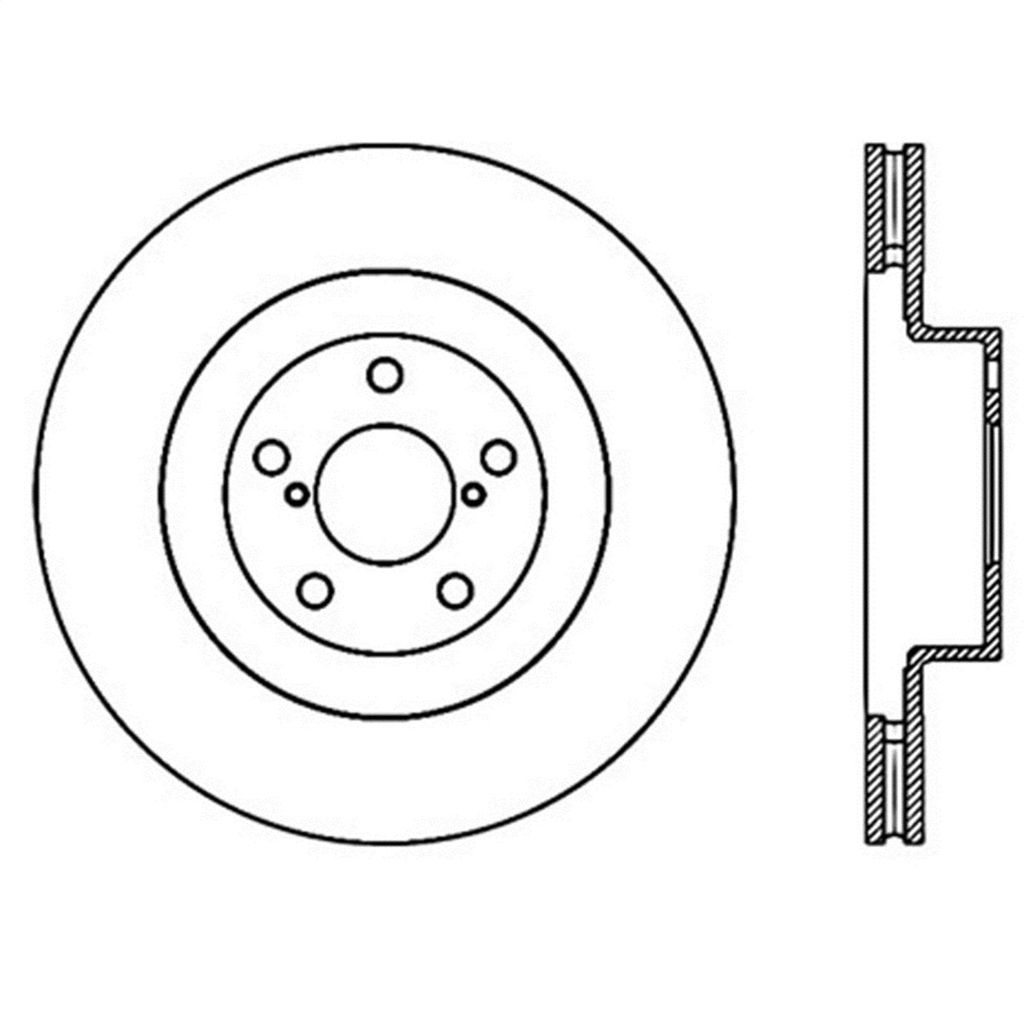 StopTech Centric Parts 126.47018SL Sport Slotted