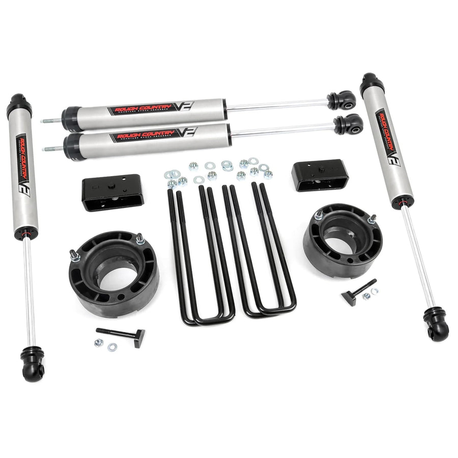 2.5" Rough Country Leveling Kit w/V2 Shocks for 1994-2001 Ram 1500 4WD - 36270
