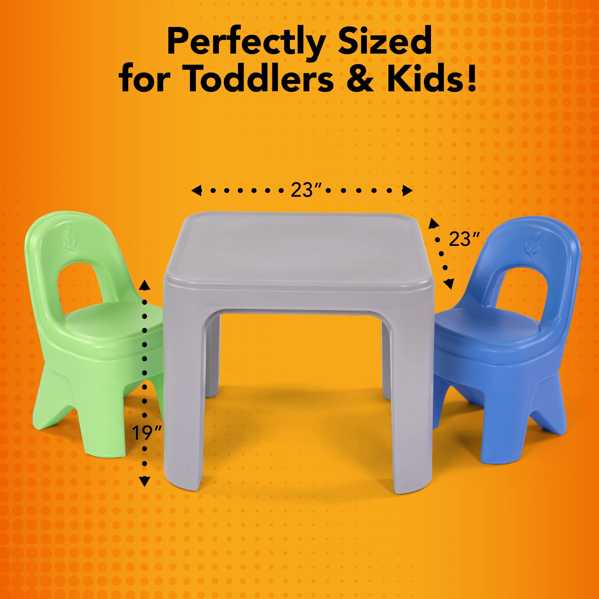 Play Around Table and Chairs Simplay3 216080, Multi