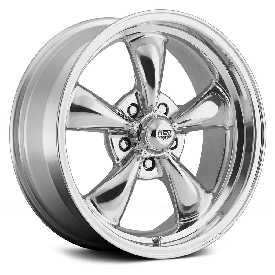 100 Series REV Wheels 100P 8906100 18x9 5 bs 5x4.75/5x120.65 Polished