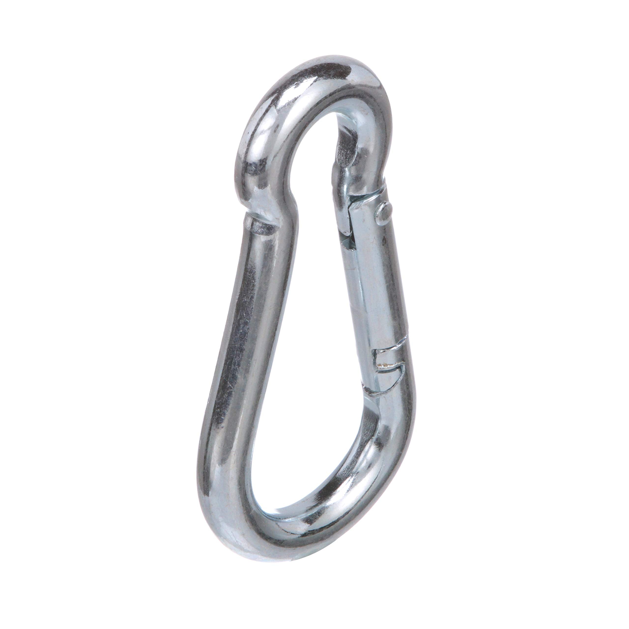Marine Carabiner Attwood 12305-3, Zinc-Plated Steel, 3 ½-Inches Long, 3/8-Inch Diameter, 600 Pounds Load Max