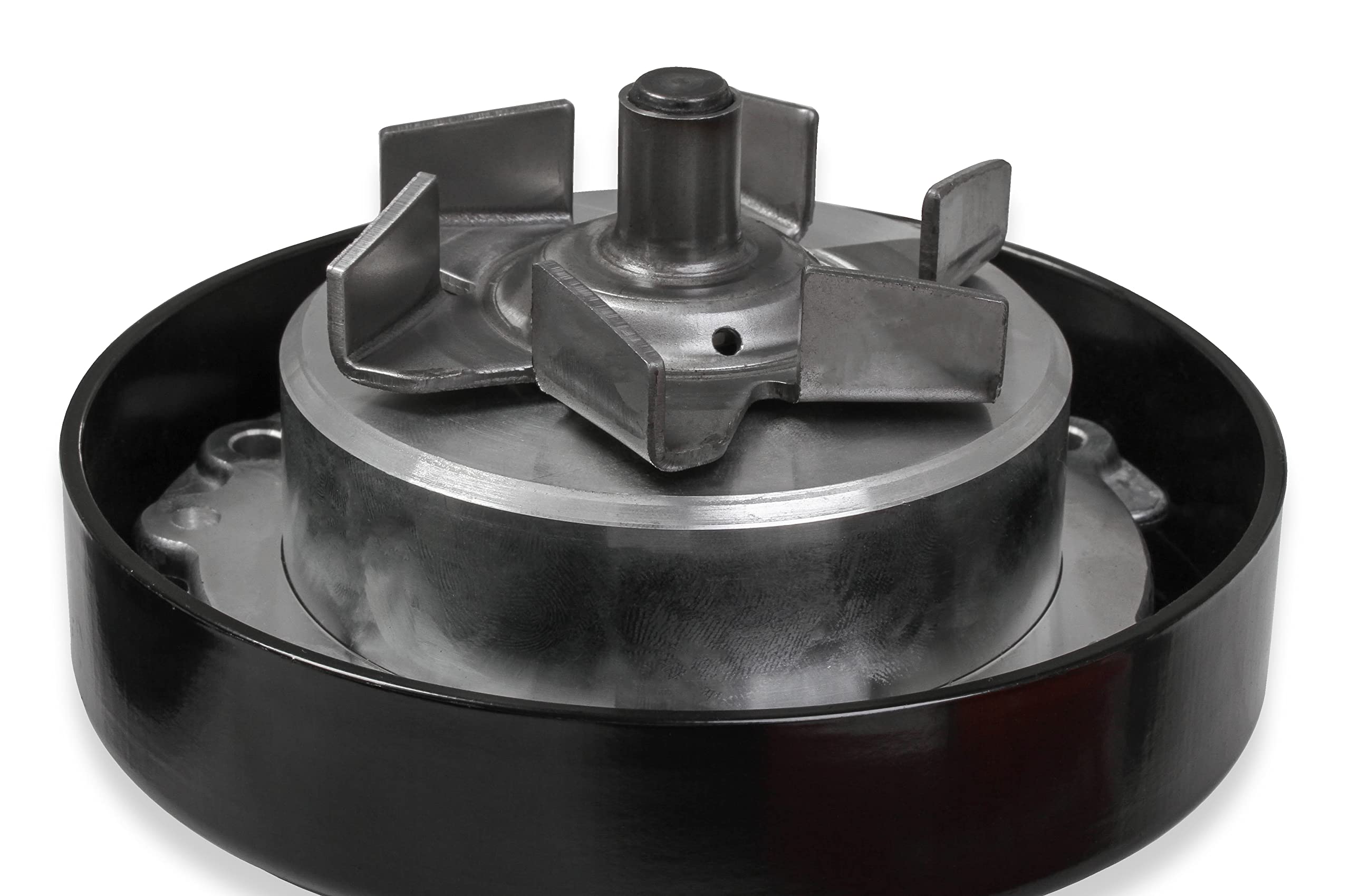Holley Complete LS Swap Front Accessory Serpentine Drive System | Mid-Mount with Water Pump, Alternator, A/C & Power Steering | Gen III/IV 4.8/5.3/LS1/LS2/LS3/LS6 Natural Finish 20-185