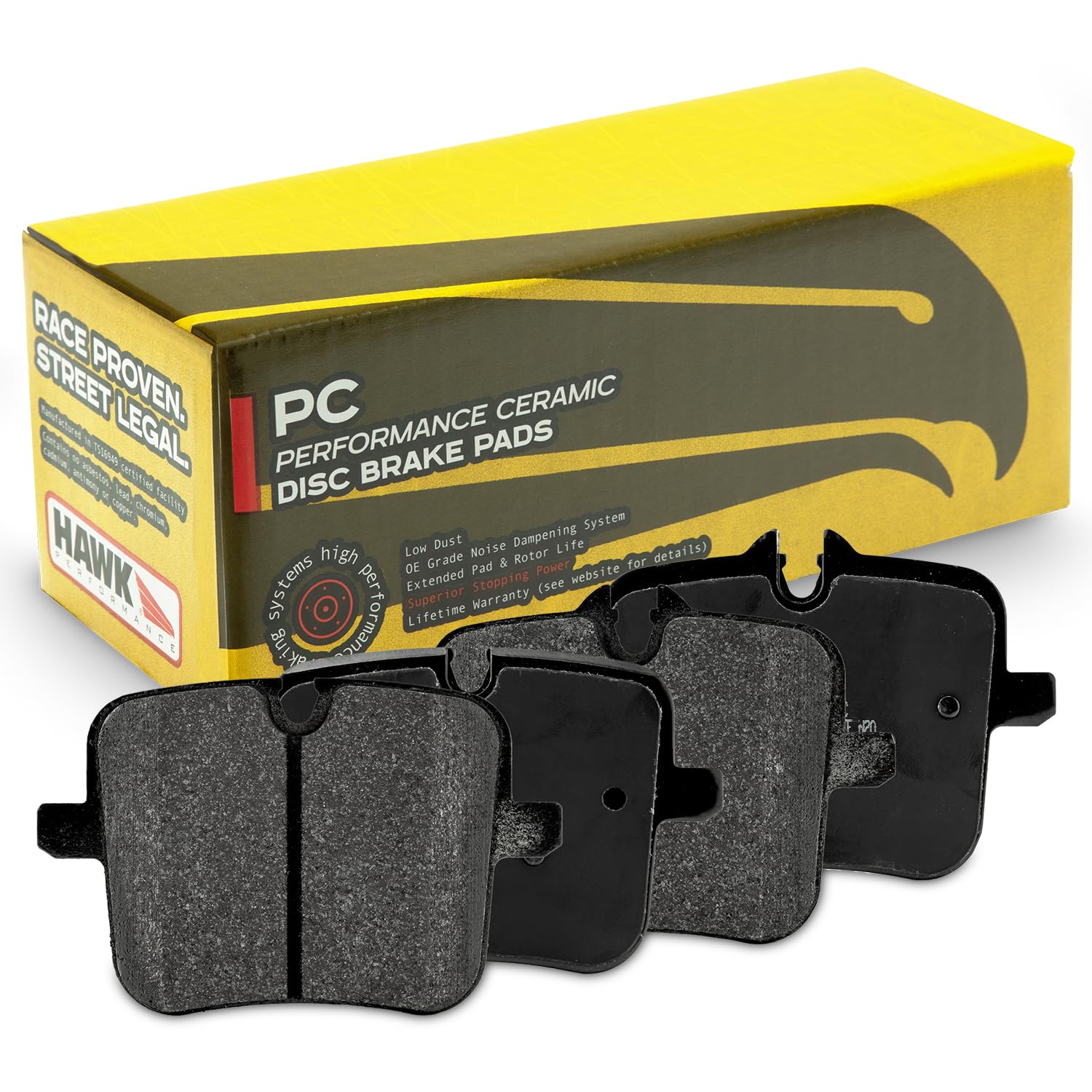 Performance Hawk HB949Z.657 Ceramic Street Brake Pads