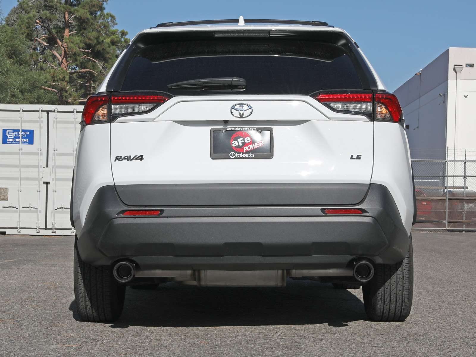 Takeda aFe POWER 49-36053-B Cat-Back Exhaust System, 2-1/4" to 2-1/2" 304 Stainless Steel, Black Tips, for 2019-2021 Toyota RAV4