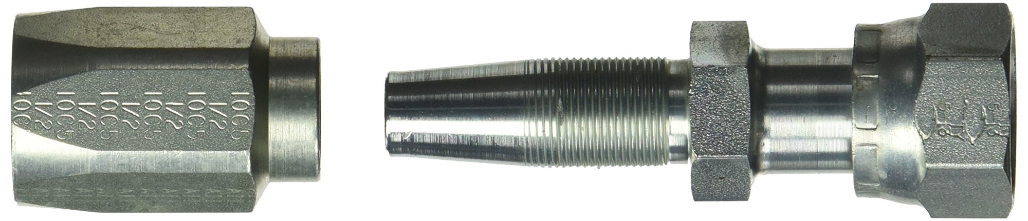Gates Field Attachable 10C5-10RFFORX for C5C, C5D and C5M Hose, Female Flat-Face Swivel, Steel, 1/2" ID