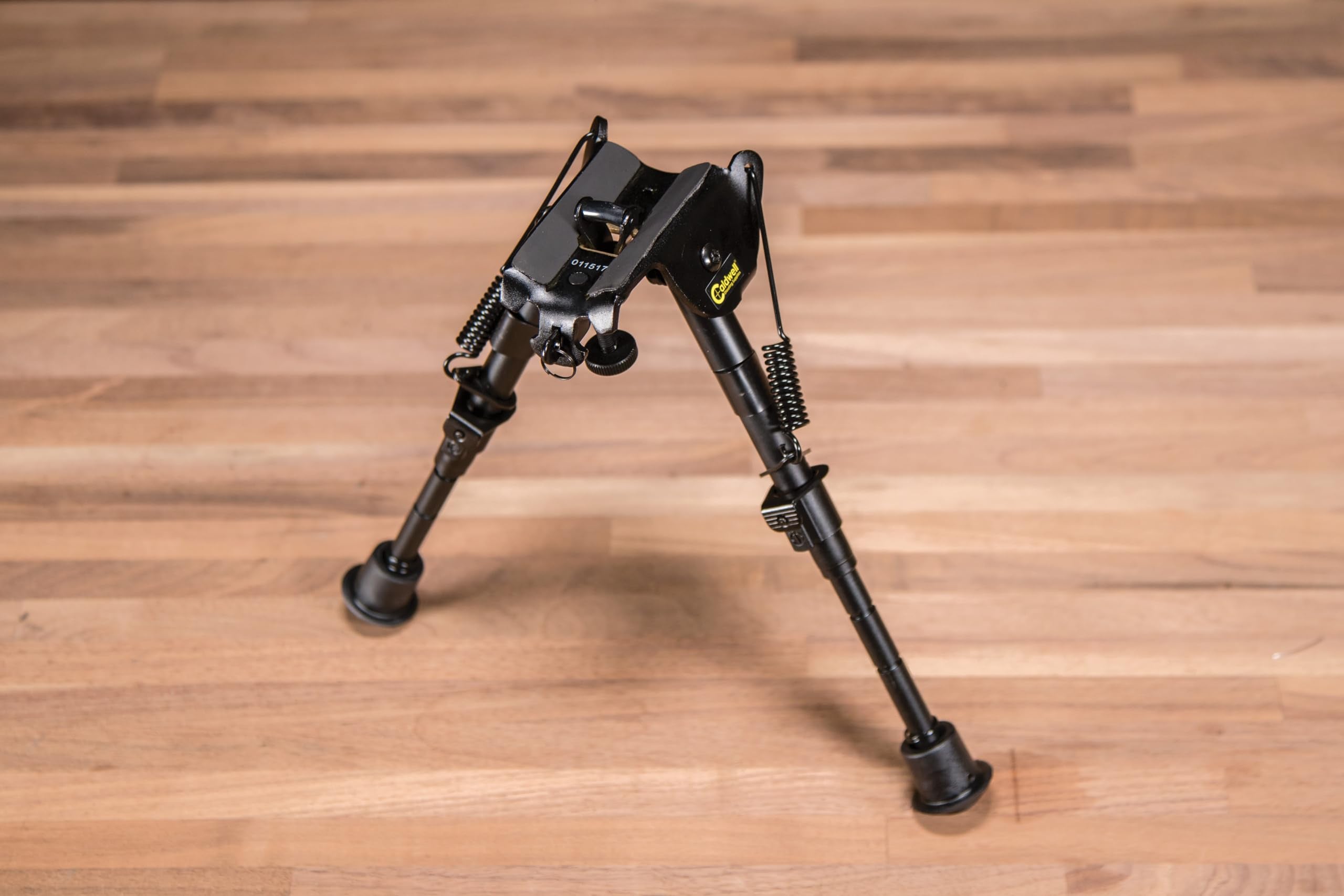 Caldwell XLA Bipod Fixed 6" - 9" with Adjustable Notched Legs and Slim Folding Design for Easy Transport, Rifle Stability, and Target Shooting, Black