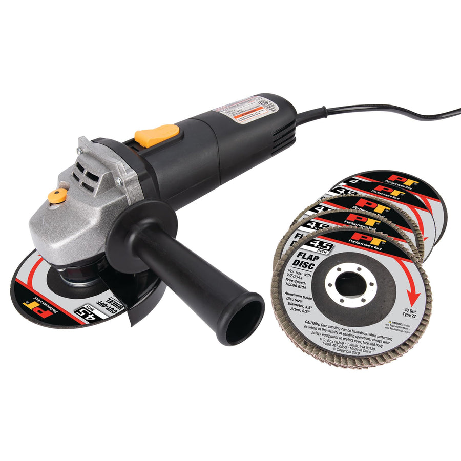 W50044 Performance Tool 4-1/2-Inch Angle Grinder