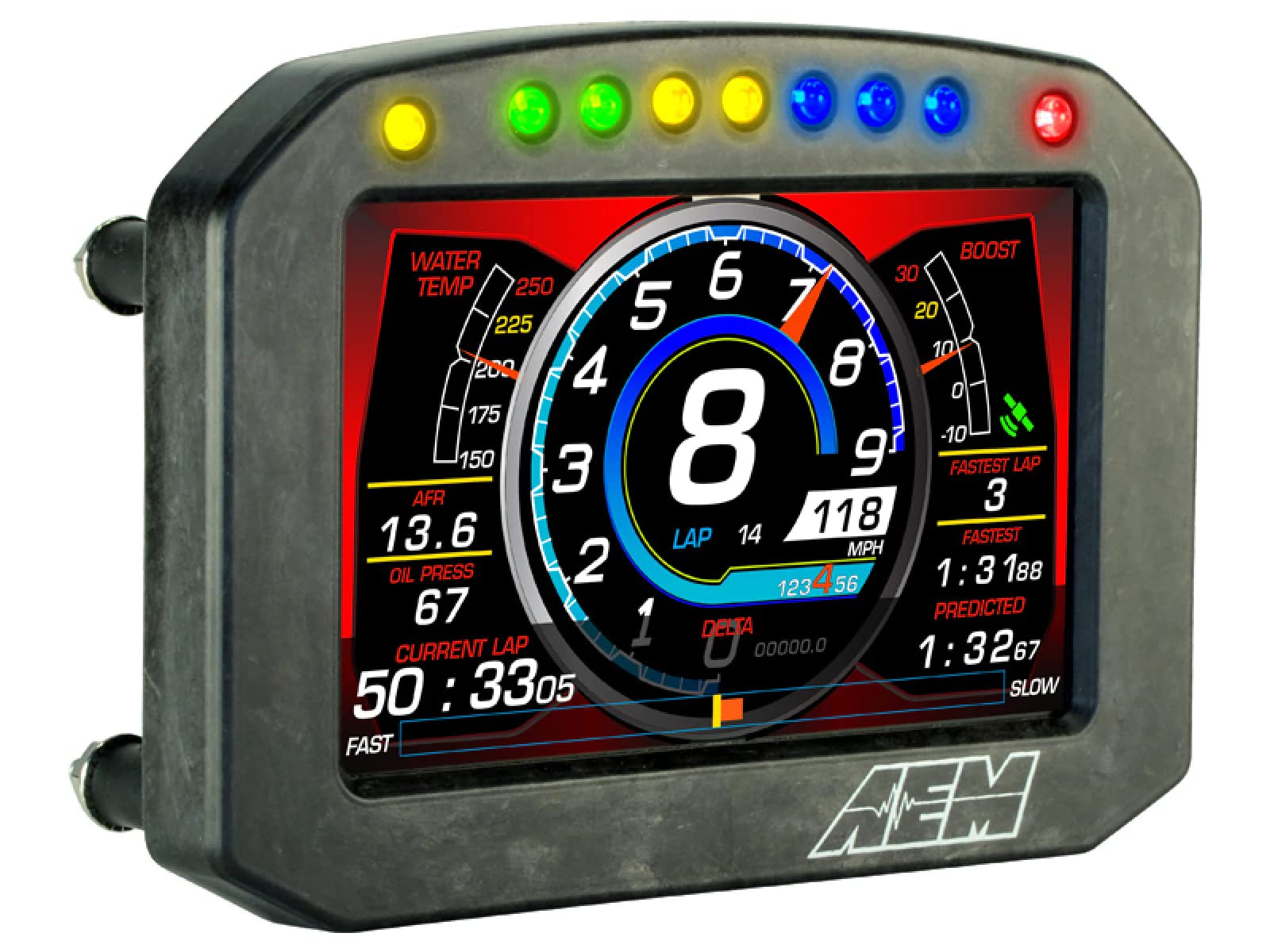 CD-5GF AEM 30-5602F Flat Panel Digital Dash Display