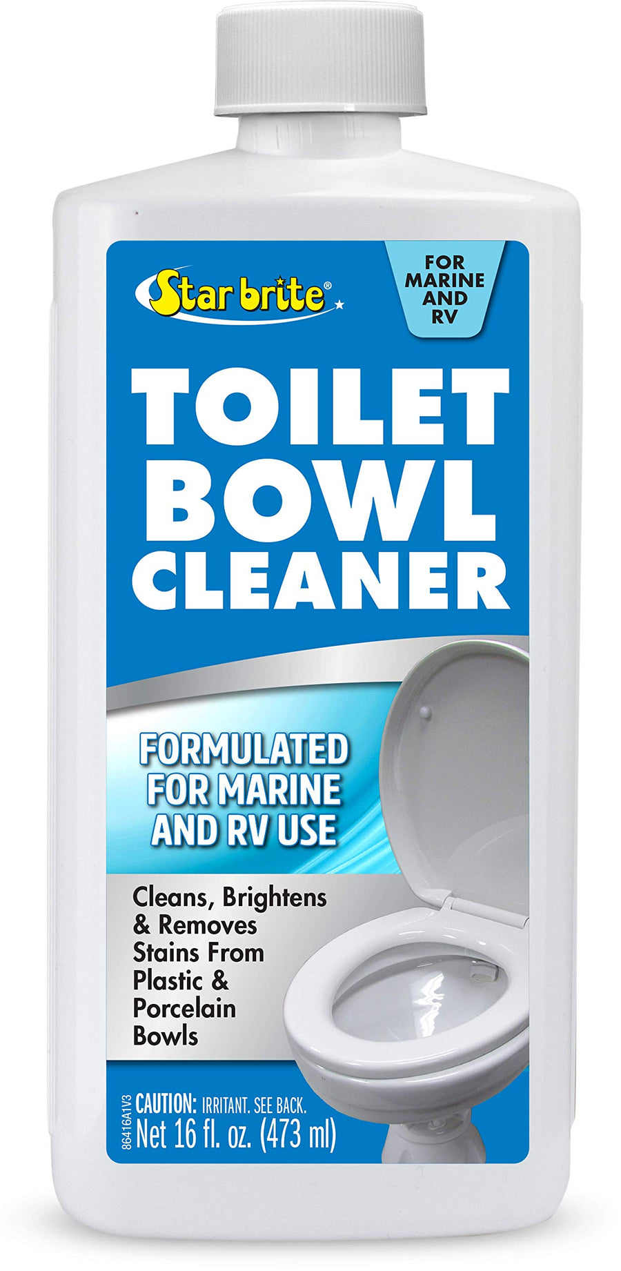 Toilet Bowl Cleaner STAR BRITE - For Boat, RV, Portable Toilets, Removes Stains, Fresh Scent, 16oz (086416)
