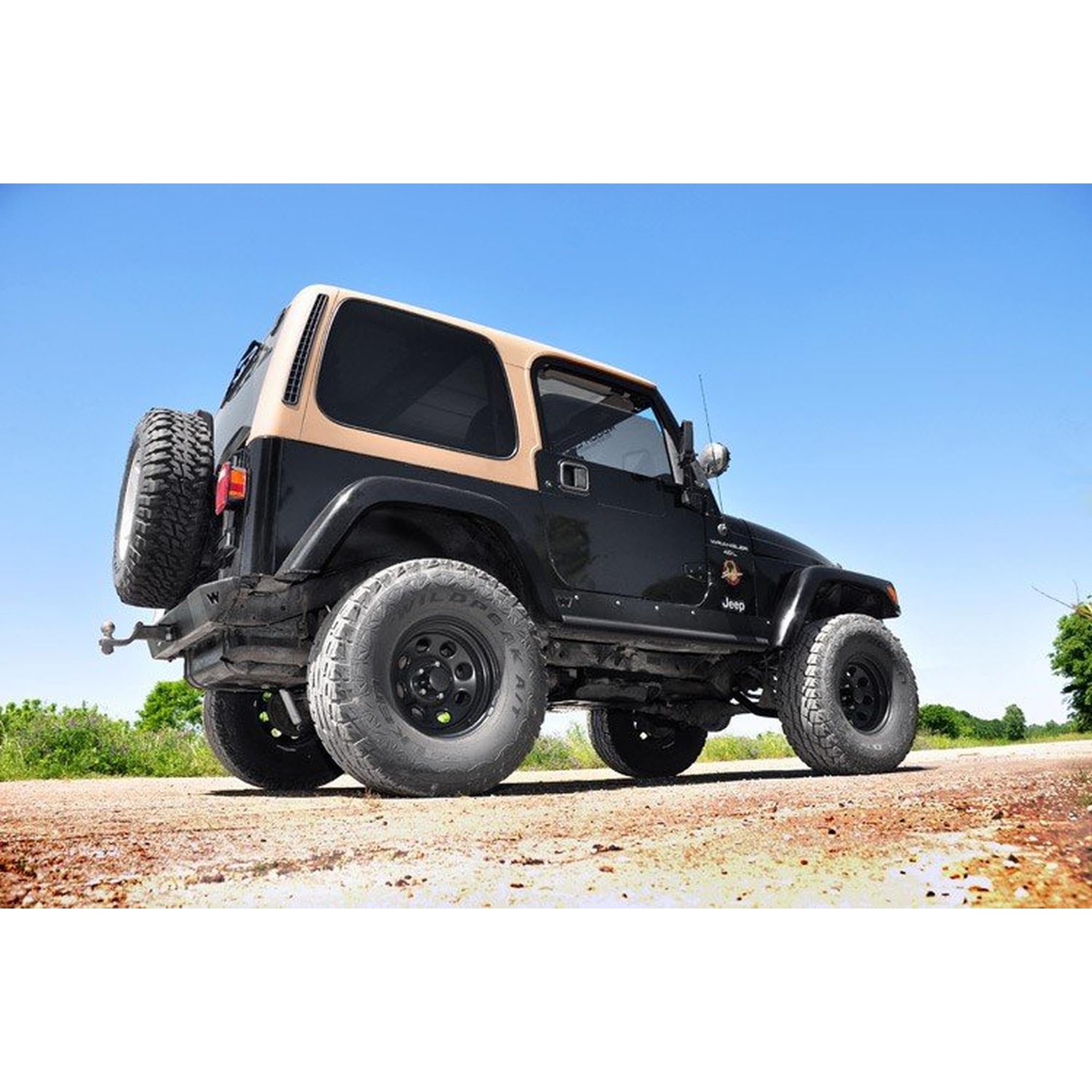 4" Lift Kit Rough Country for 1997-2002 Jeep Wrangler TJ 4WD - 90640