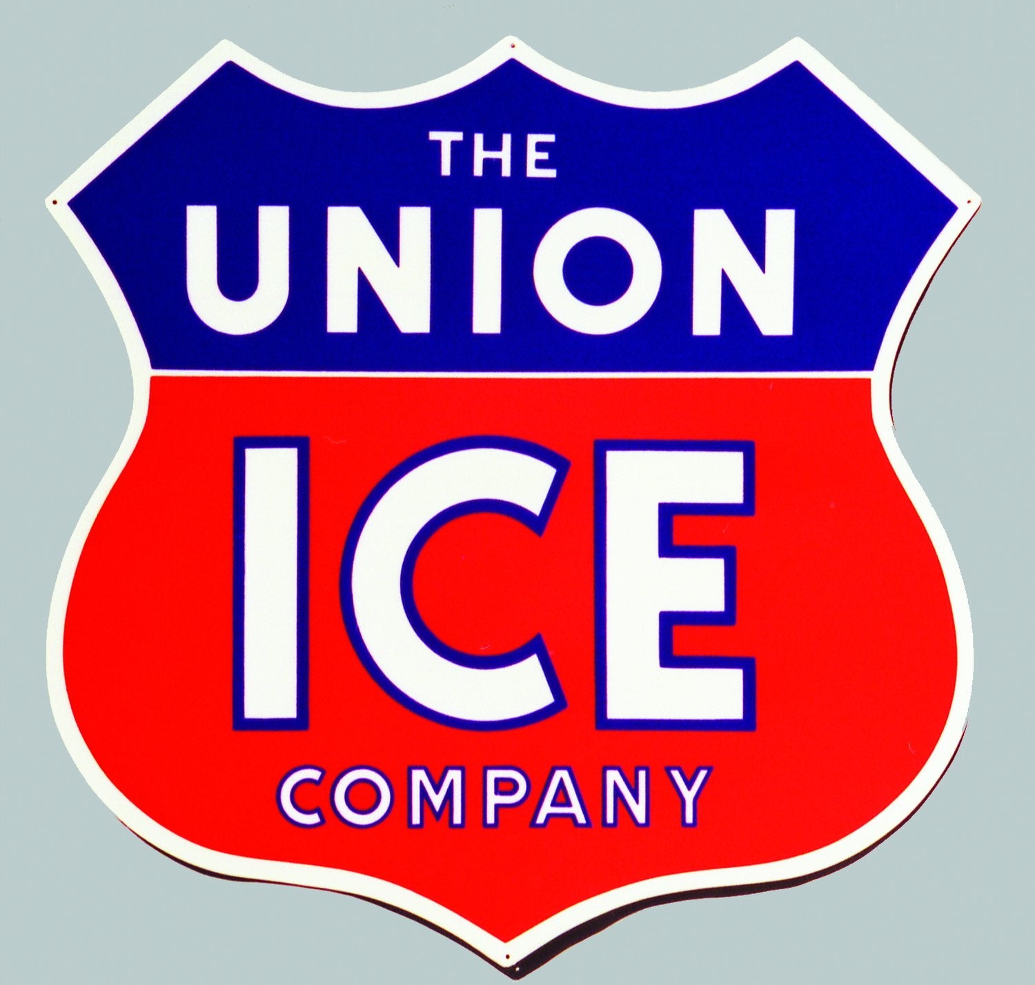 Husky Liners SignPast Union Ice Company Shield Reproduction Vintage Sign