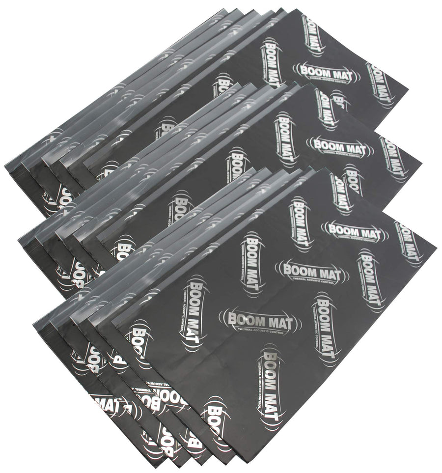 Boom Mat XL Design Engineering Deadening Material | 4mm 12.5" x 24" (15 Sheets) | Black | 050224