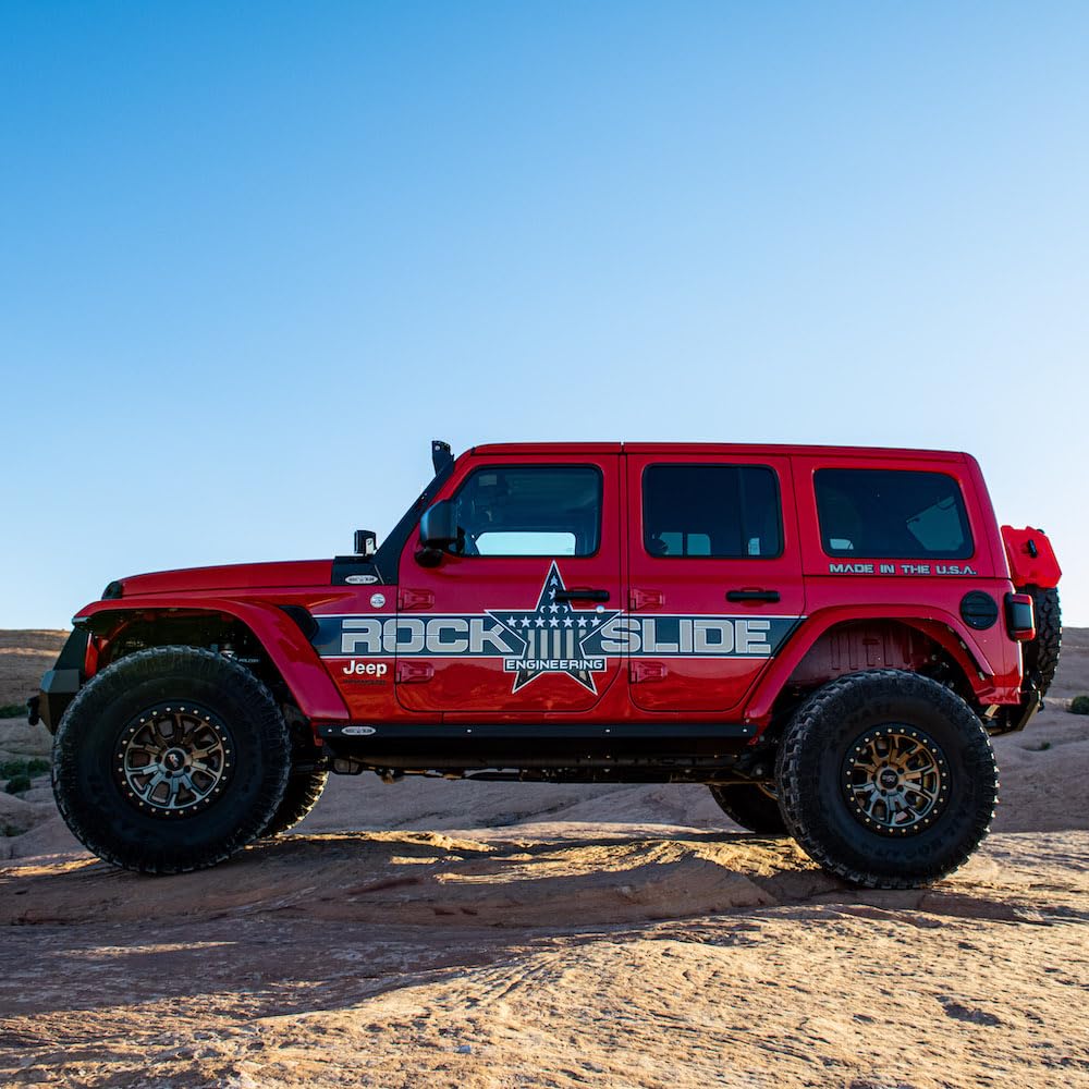 Step Slider Rock Slide Engineering Skid Plate 3.0 for Jeep JL 4 Door RSE Door Step Slider
