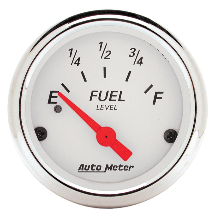 Auto Meter Arctic White 1317 Fuel Level Gauge