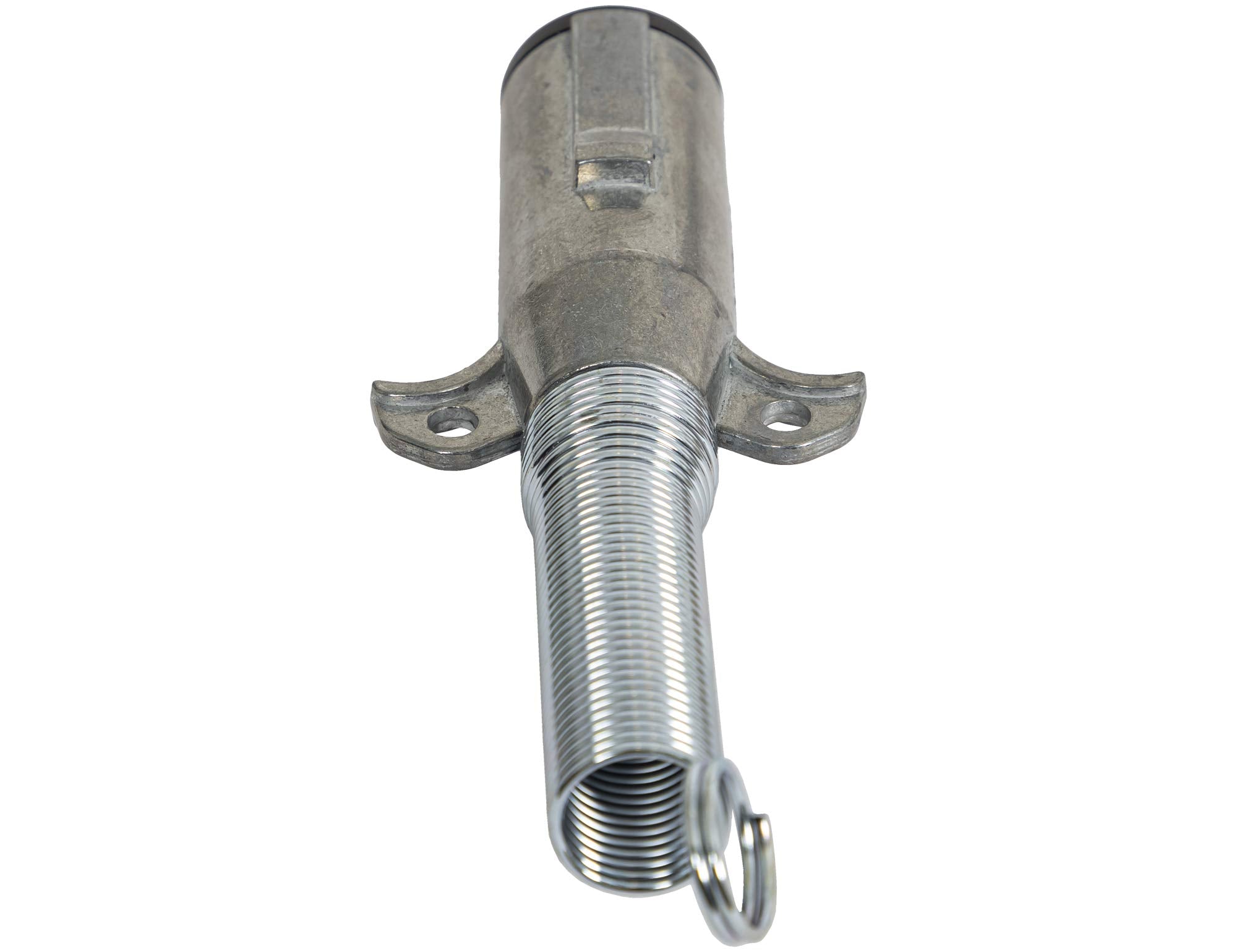 2-Way Buyers Products Die-Cast Zinc Trailer Connector -Trailer Side - Horizontal Pins with Spring, TC2002, SILVER