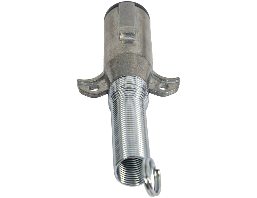 2-Way Buyers Products Die-Cast Zinc Trailer Connector -Trailer Side - Horizontal Pins with Spring, TC2002, SILVER