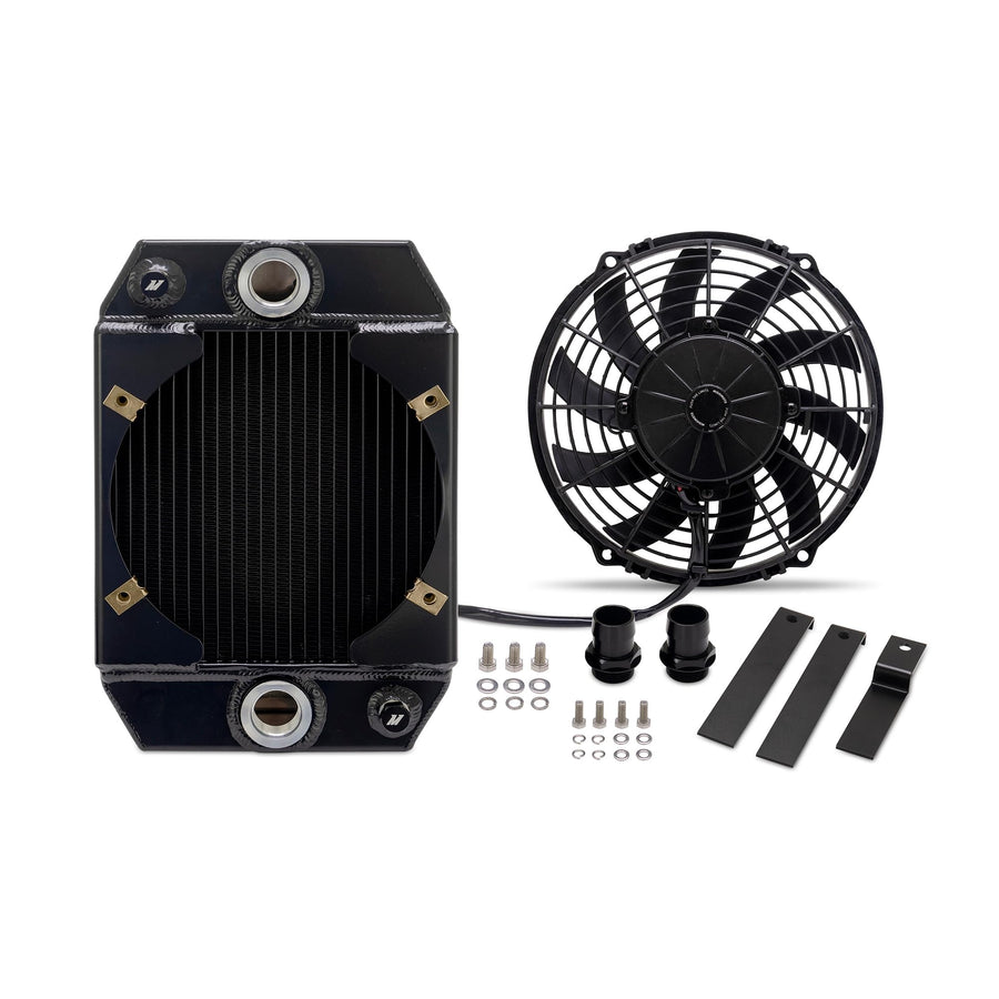 Mishimoto Drag Race Performance Aluminum Radiator, Universal 9", MMRAD-UNI-DRGBK Black