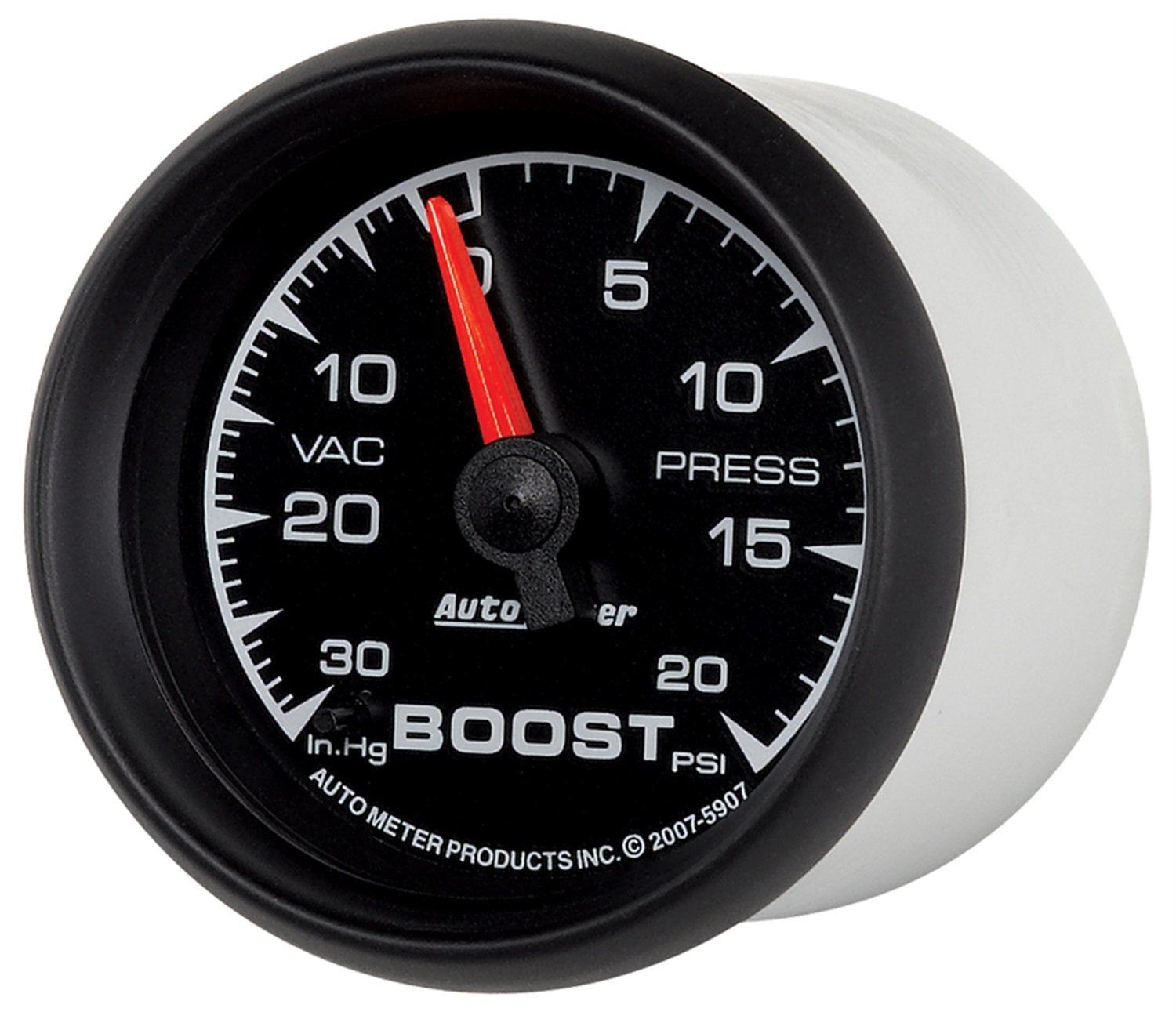 Auto Meter 2-1/16" 30 in. Hg/20 PSI Mechanical Vacuum/Boost Gauge 5907 ES